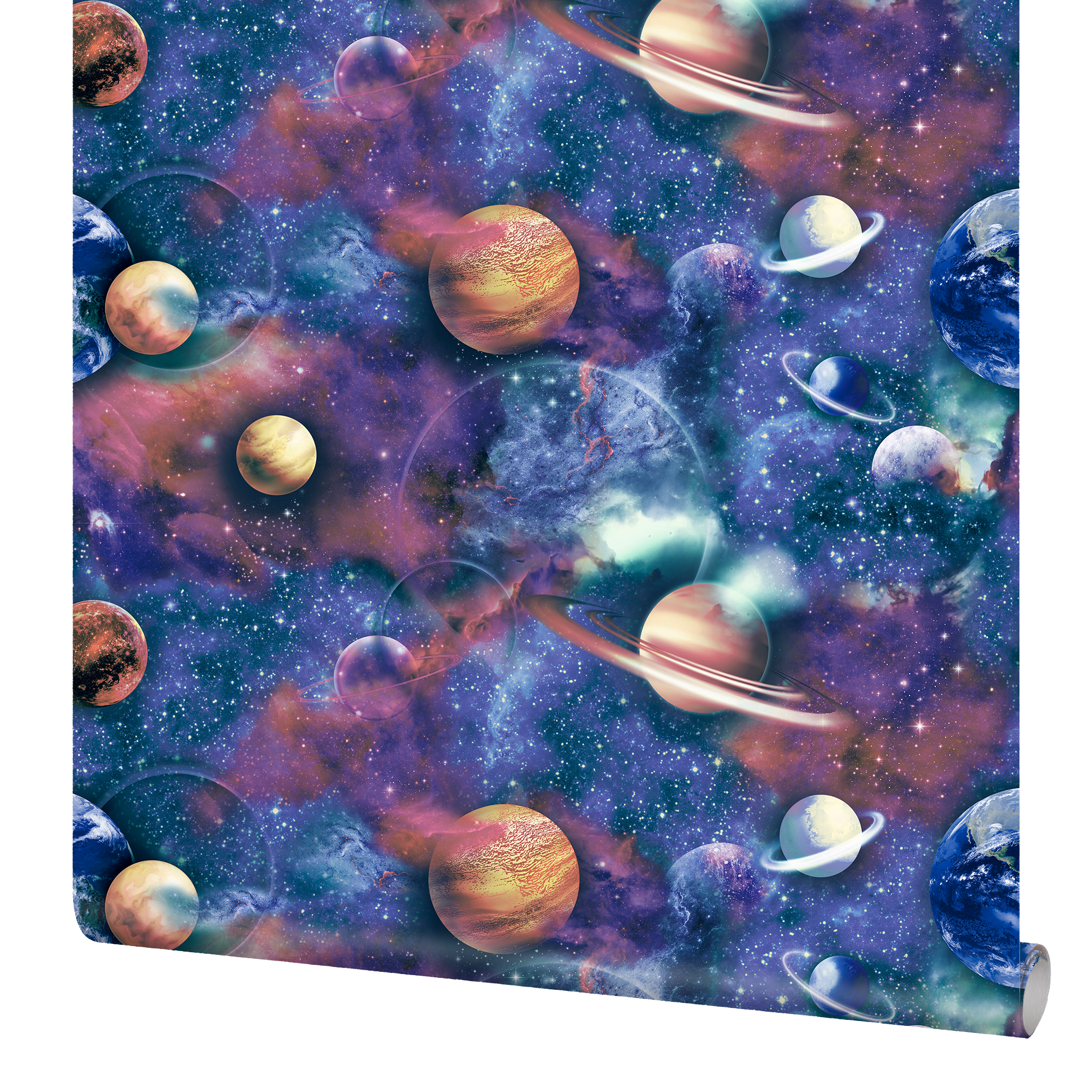 Изображение товара Флизелиновые обои Elysium Космос синие, 1.06 м, серия Космос