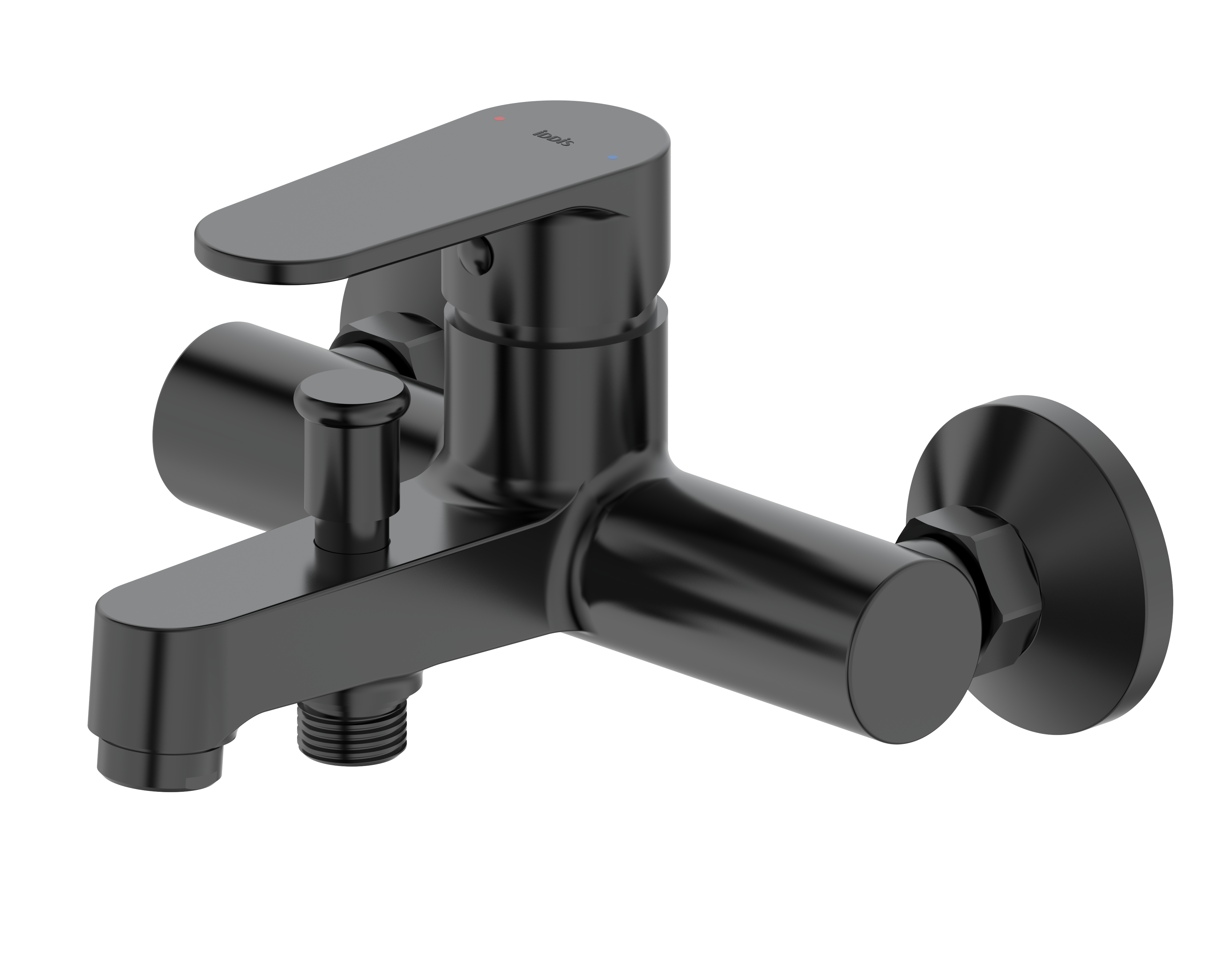 Изображение товара Смеситель для ванны Iddis Kink KINBL00i02WA однорычажный черный матовый