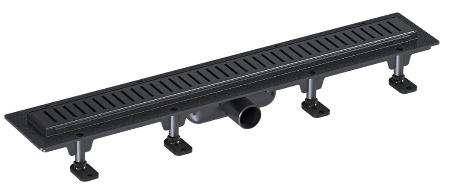 Изображение товара Душевой трап Good door 750 мм с сухим затвором, чёрный, Россия