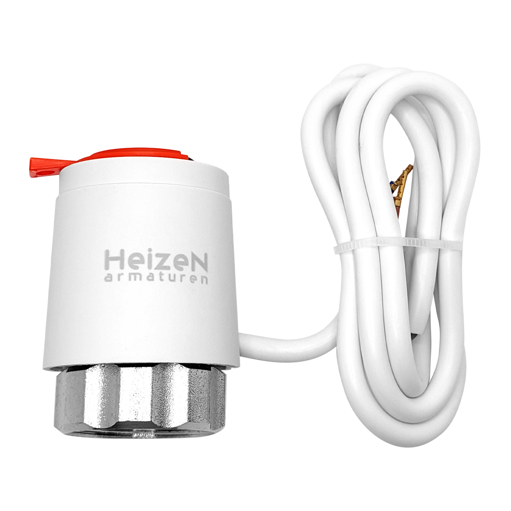 Изображение товара Сервопривод Heizen NO РТ8301 M30x1.5 открытый цвет белый
