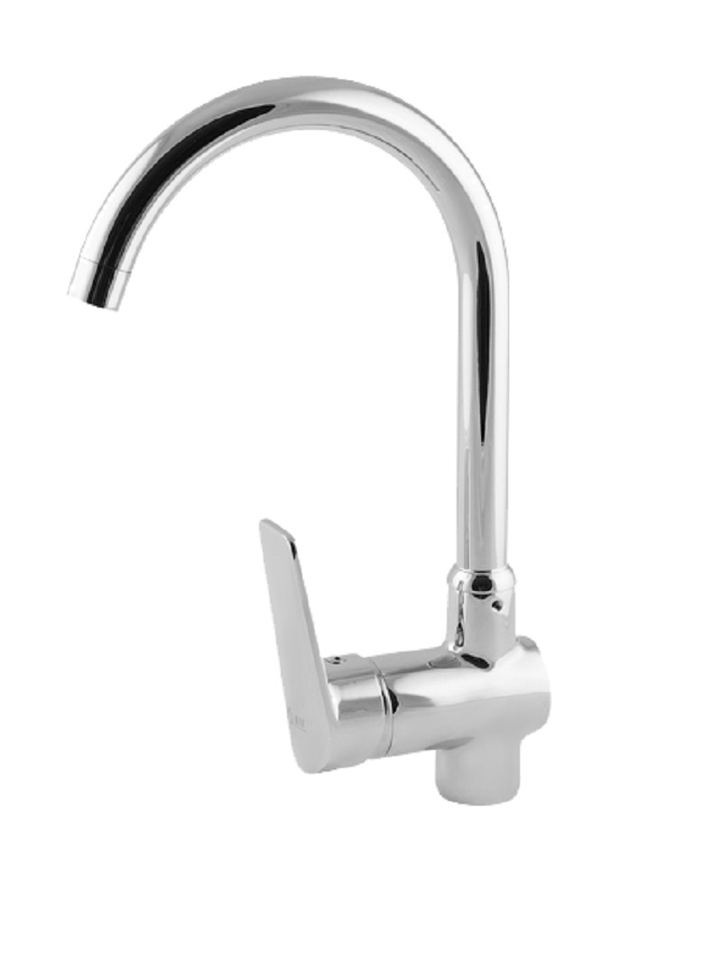 Изображение товара Смеситель для кухни однорычажный Av engineering AVCID4-A557 излив 27.4 см цвет черный