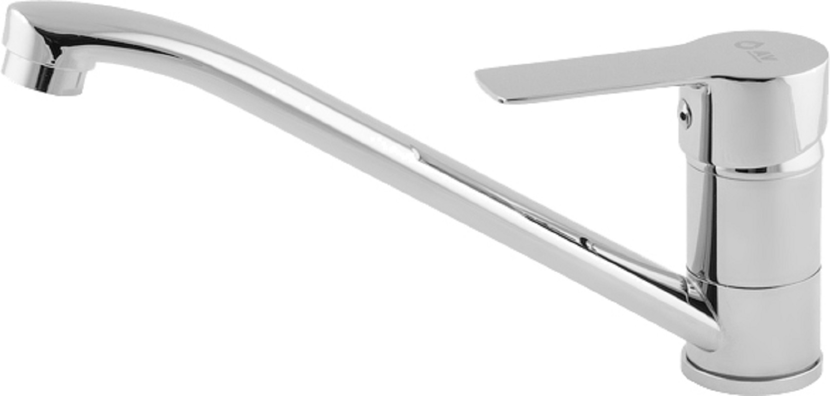 Изображение товара Смеситель для кухни однорычажный Av engineering AVLOR4-A359 излив 13.3 см цвет черный