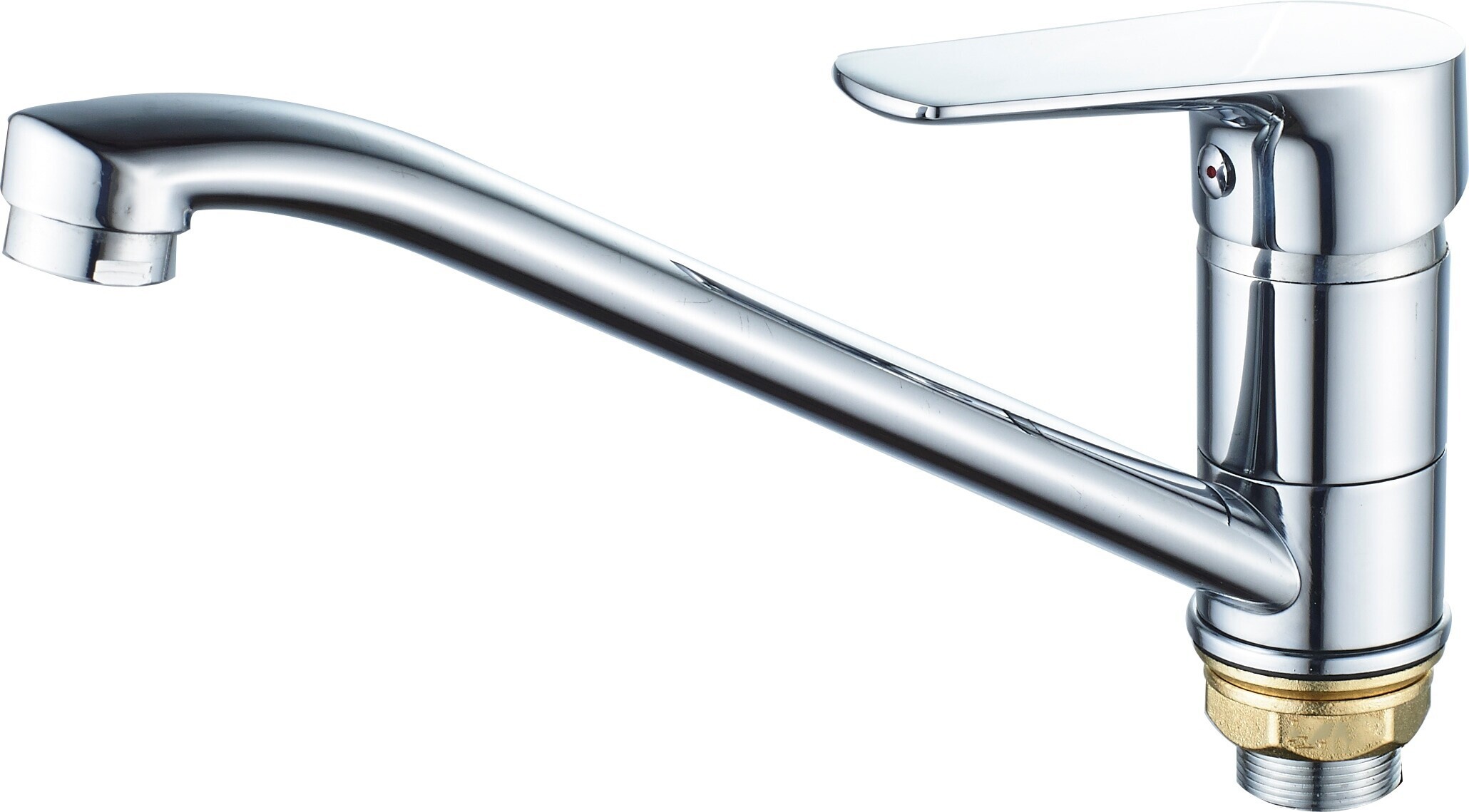 Изображение товара Смеситель для кухни однорычажный NNF-0051 излив 13.1 см цвет черный