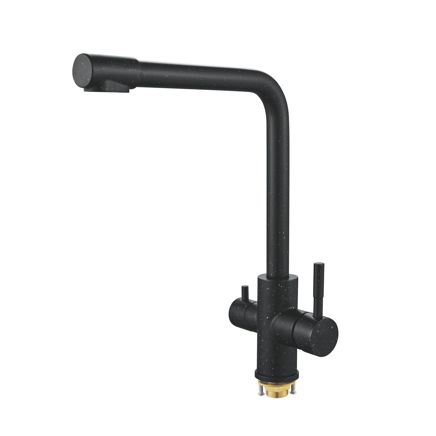 Изображение товара Смеситель для кухни Shevanik S868H черный однорычажный с поворотным изливом