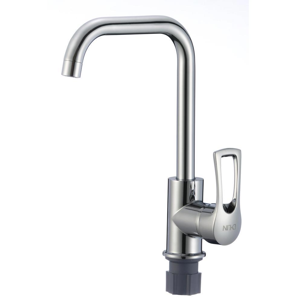 Изображение товара Смеситель для кухни однорычажный D-Lin D155422-L черный 24.8 см