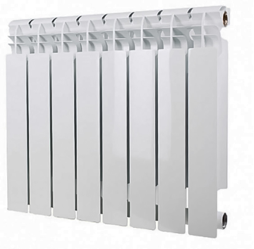 Изображение товара Радиатор Sti Rus (F) 500/80 с боковым подключением, 6 секций, белый