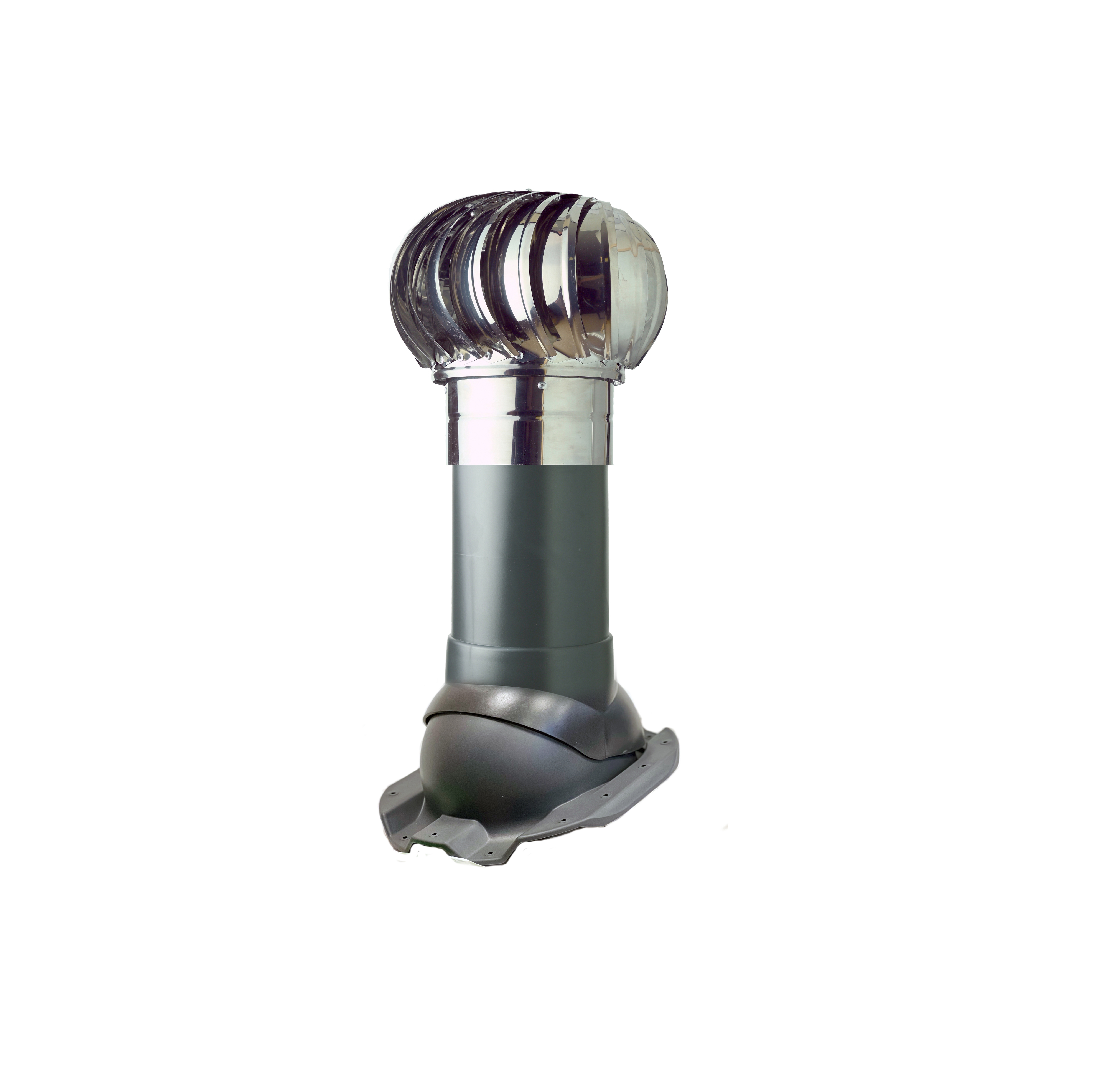 Изображение товара Турбодефлектор Polivent TD160 НСТ утепленный Н500 для кровельного профнастила С-21 мм цвет серый