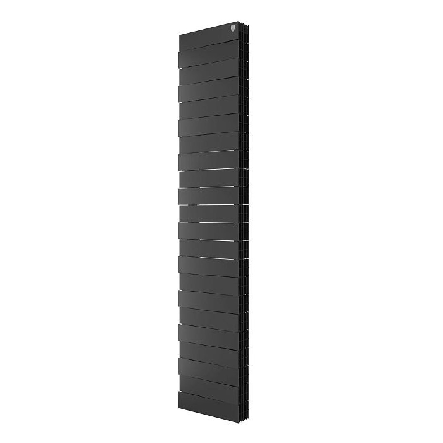 Изображение товара Радиатор Royal thermo Pianoforte 300/176 биметалл 22 секций боковое подключение цвет черный графитовый