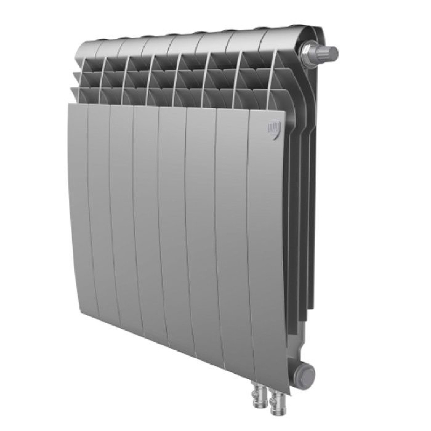 Изображение товара Радиатор Royal thermo BIliner VR 500/64 биметалл 8 секций черный графитовый