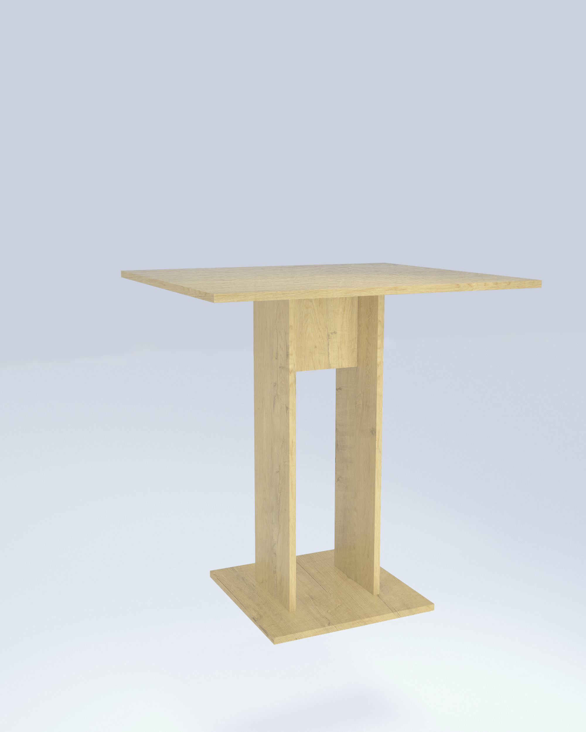 Изображение товара Квадратный кухонный стол Capsula Mebel 73x75x65 см Дуб сонома ЛДСП