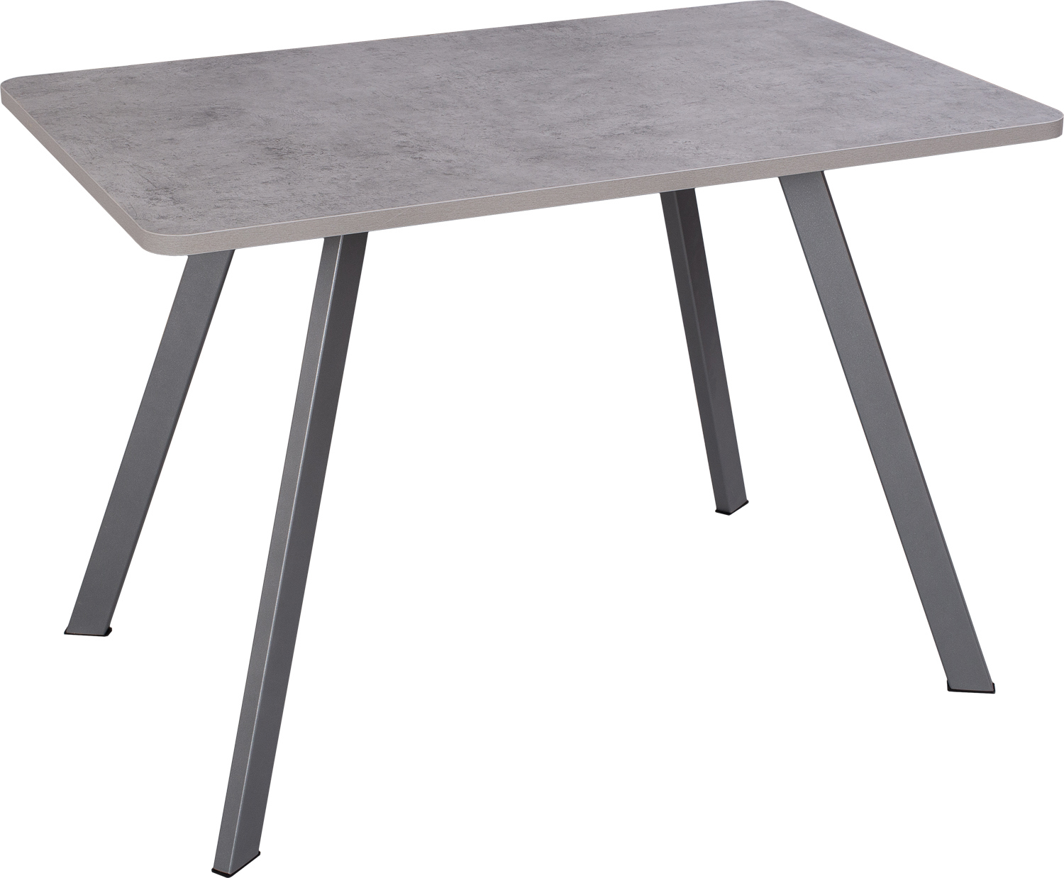 Изображение товара Кухонный стол прямоугольный Домотека 8936 из ЛДСП цвета серебристый