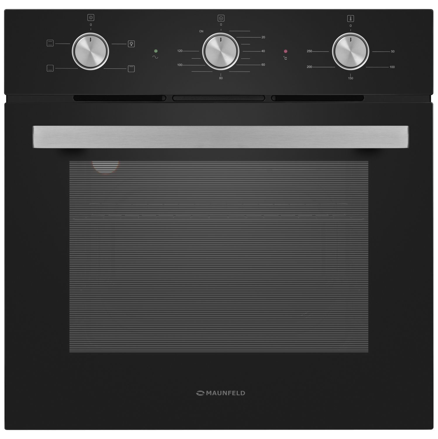 Изображение товара Электрический встраиваемый духовой шкаф Maunfeld AEOC6040B черный 59.5x59x54.5 см