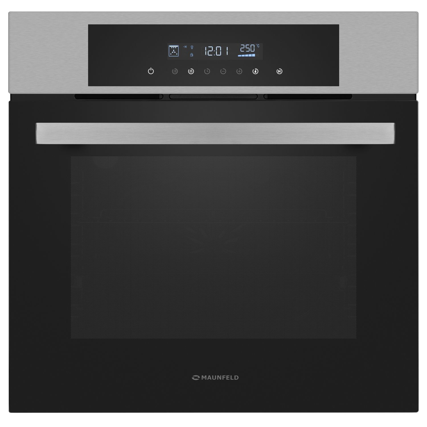 Изображение товара Электрический встраиваемый духовой шкаф Maunfeld AEOD6063S серебристый