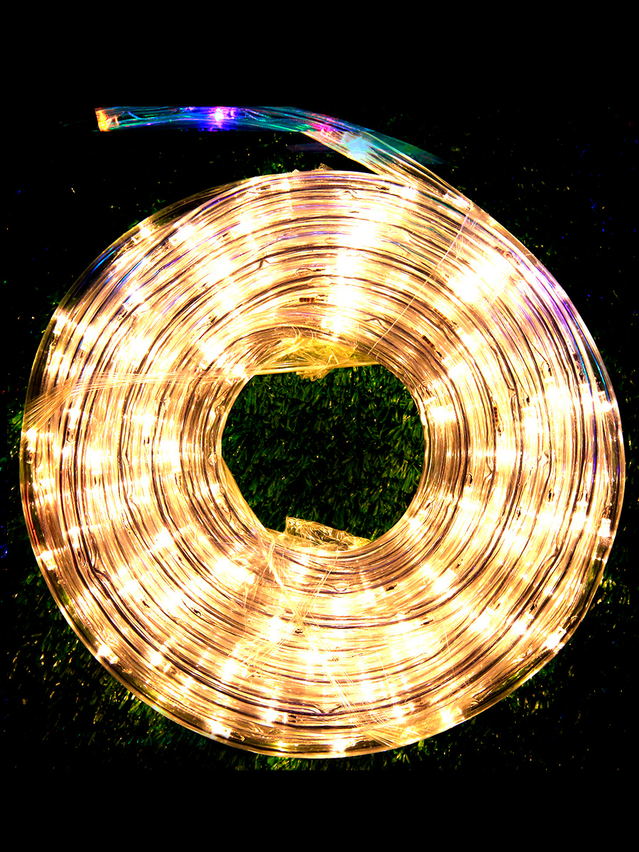 Изображение товара Электрогирлянда универсальная Магия праздника mag-g057-240 10 м 240 ламп теплый белый (желтый) 1 режим работы