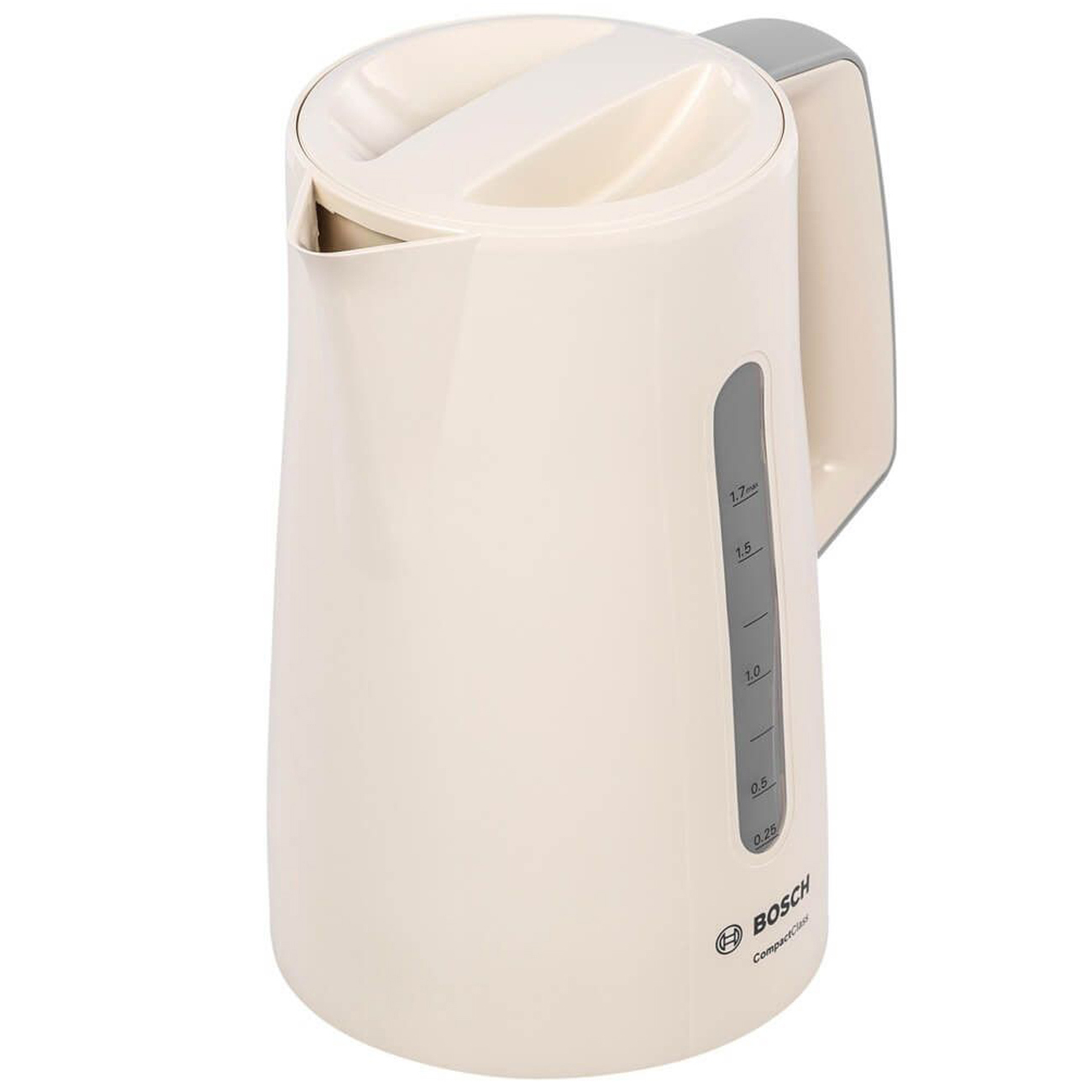 Изображение товара Электрический чайник BOSCH TWK 3A017 1.7 л пластиковый бежевый с фильтром