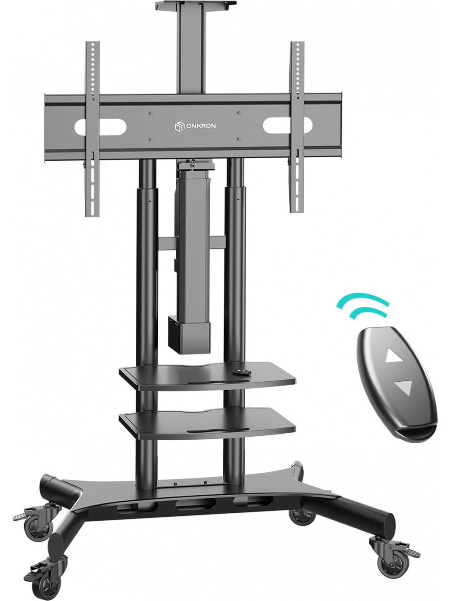 Изображение товара Напольная моторизованная стойка для ТВ ONKRON TS1881 eLift черная