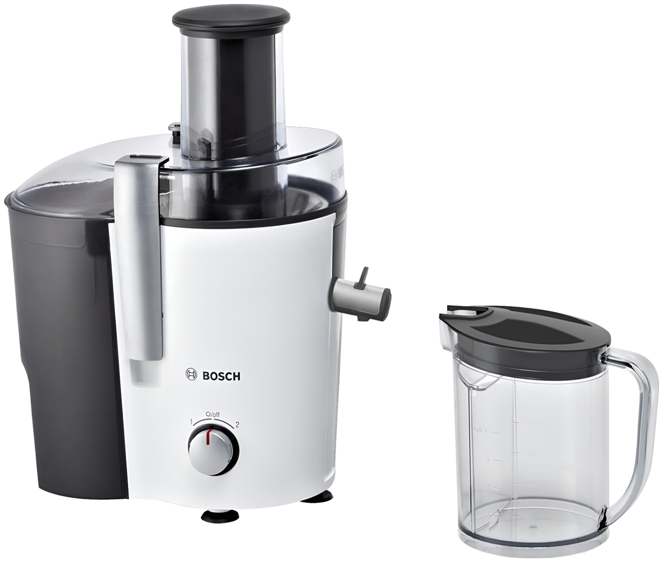Изображение товара Электрическая соковыжималка Bosch MES25A0 700 Вт черная и белая