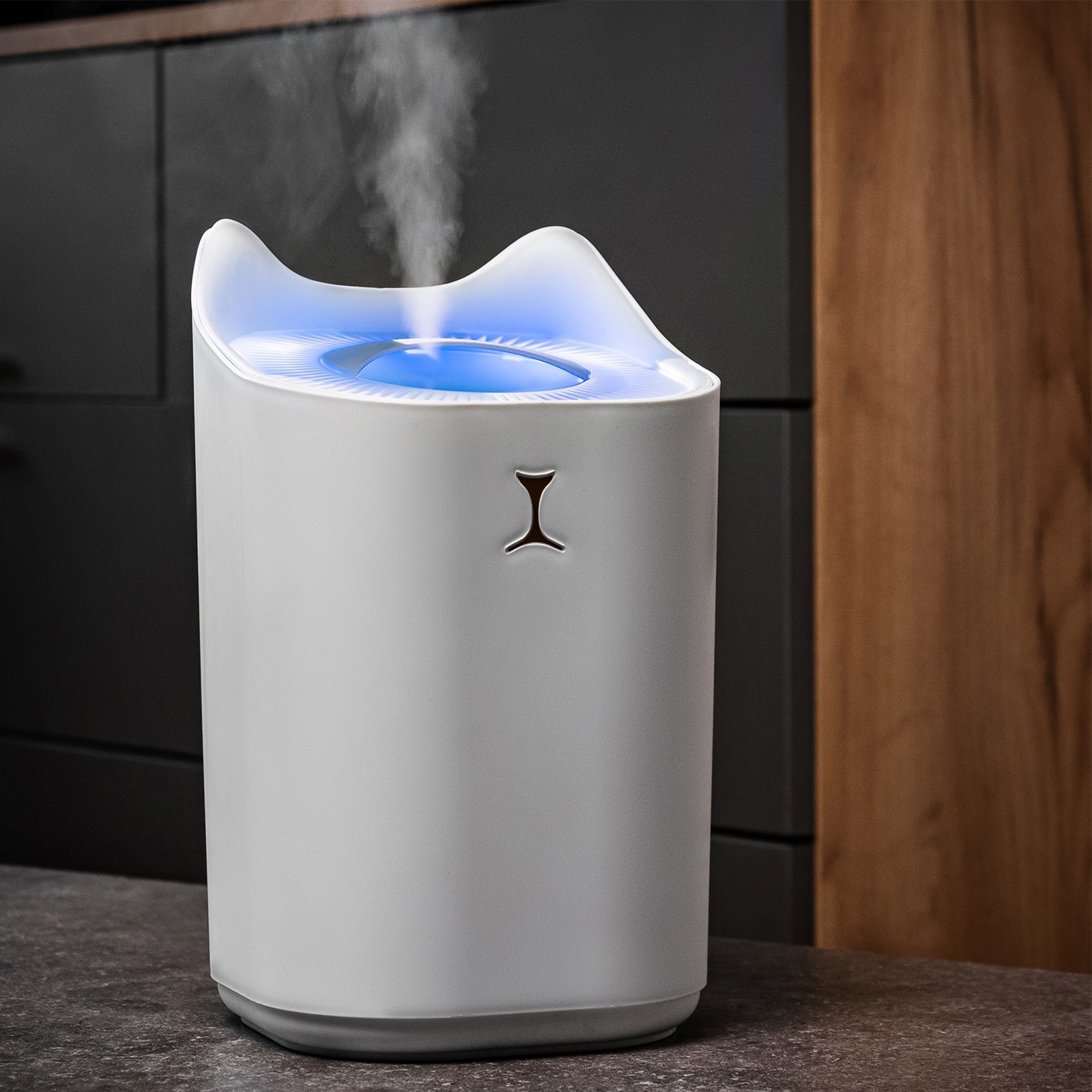 Изображение товара Ультразвуковой увлажнитель воздуха Windigo HM-3 с подсветкой и USB, корпус белый