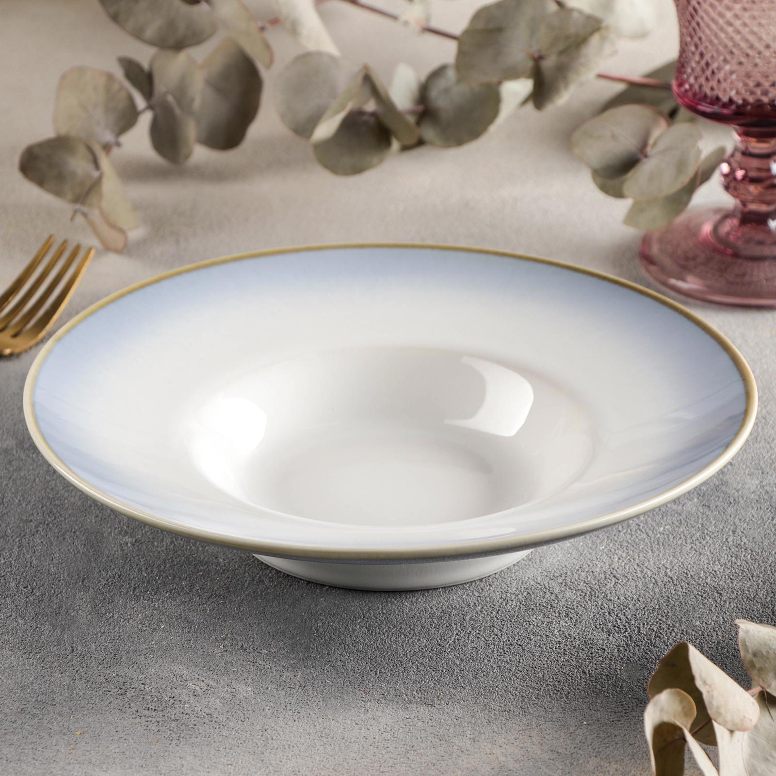 Изображение товара Тарелка для пасты Magistro Пэвэти 21×4.5 см фарфор посуда