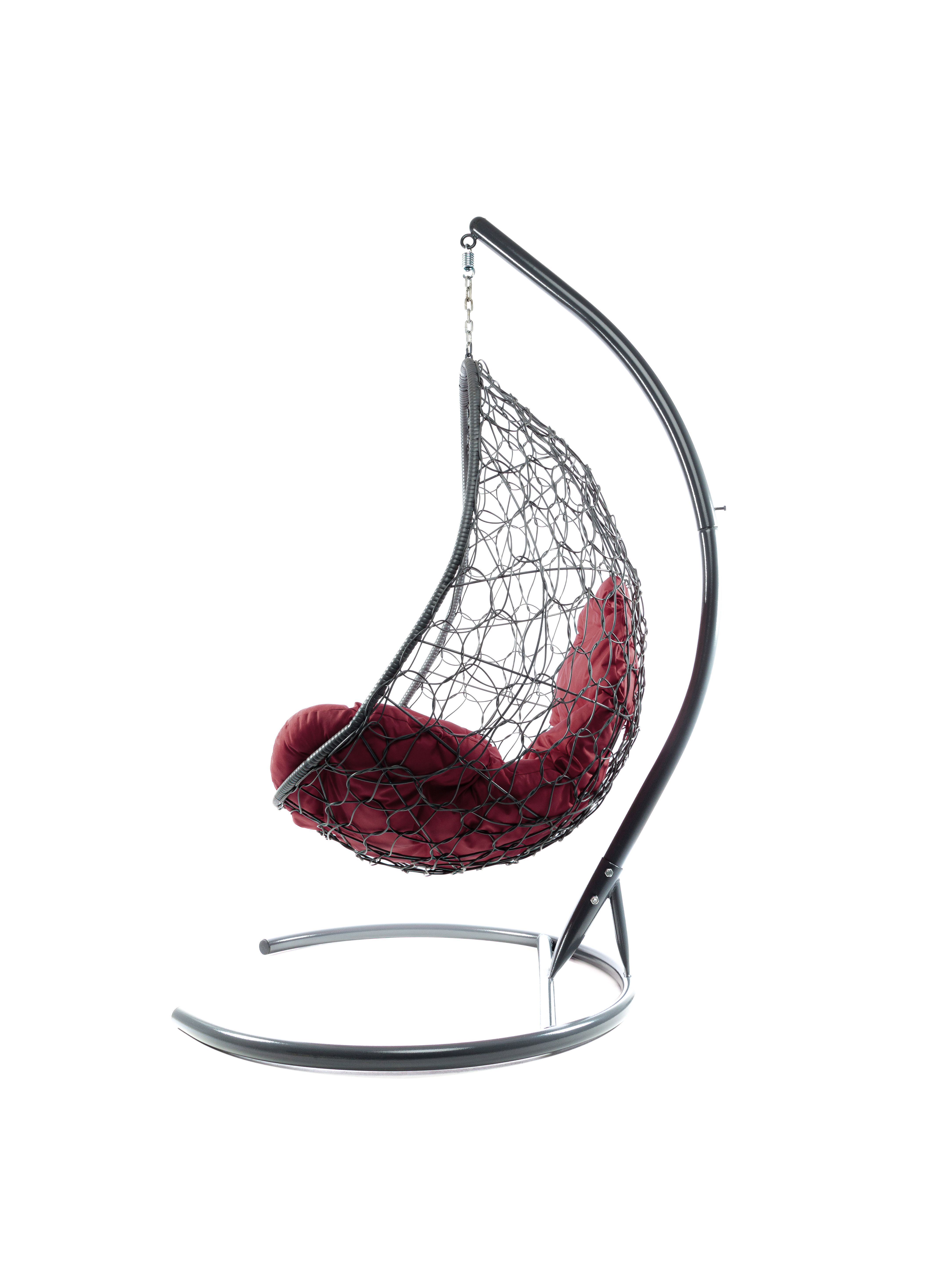 Изображение товара Подвесное кресло-кокон M-group 11140302 Овал серый/серебристый