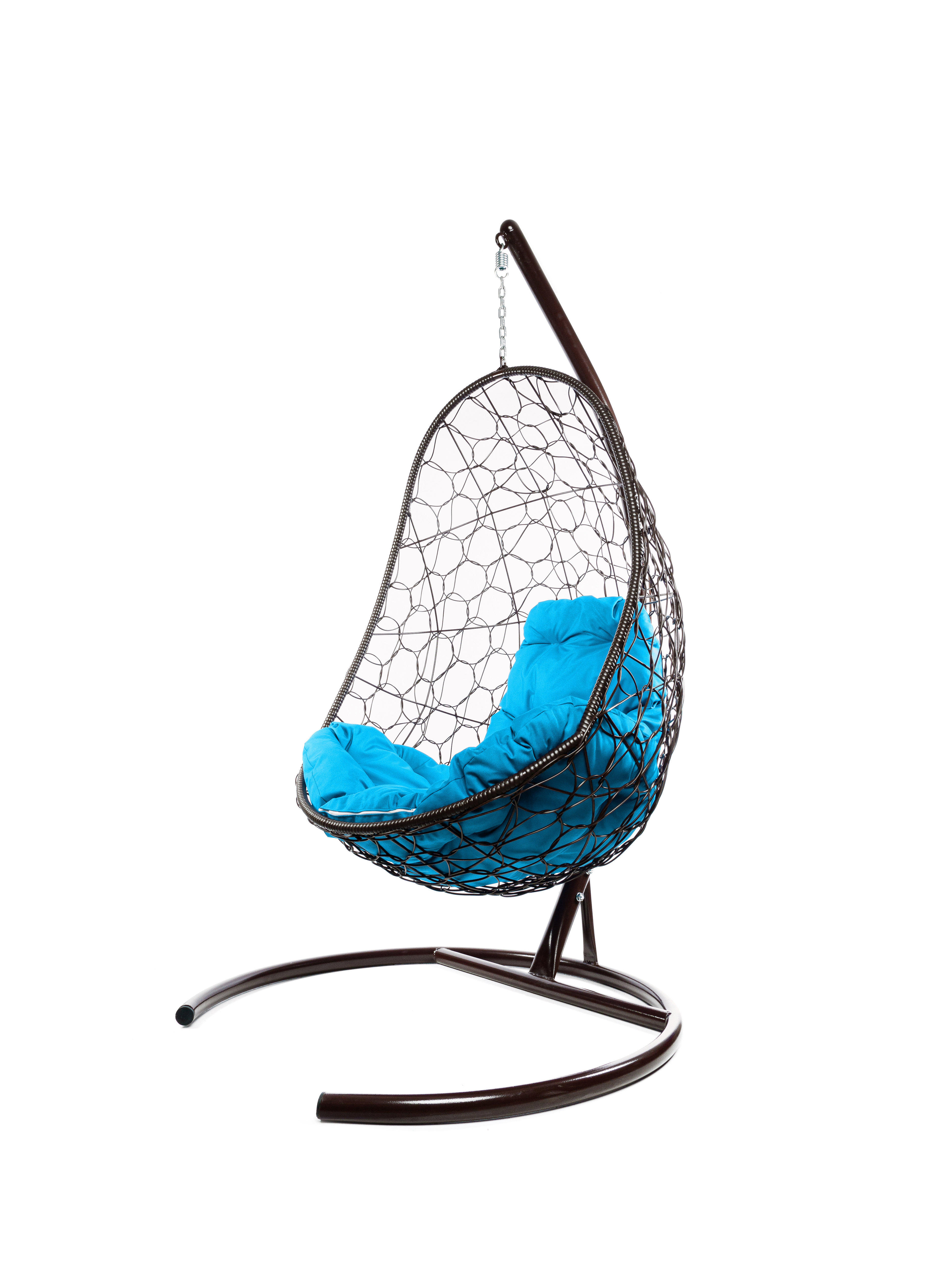 Изображение товара Кресло подвесное M-group 11140203 Овал с подушкой коричневое