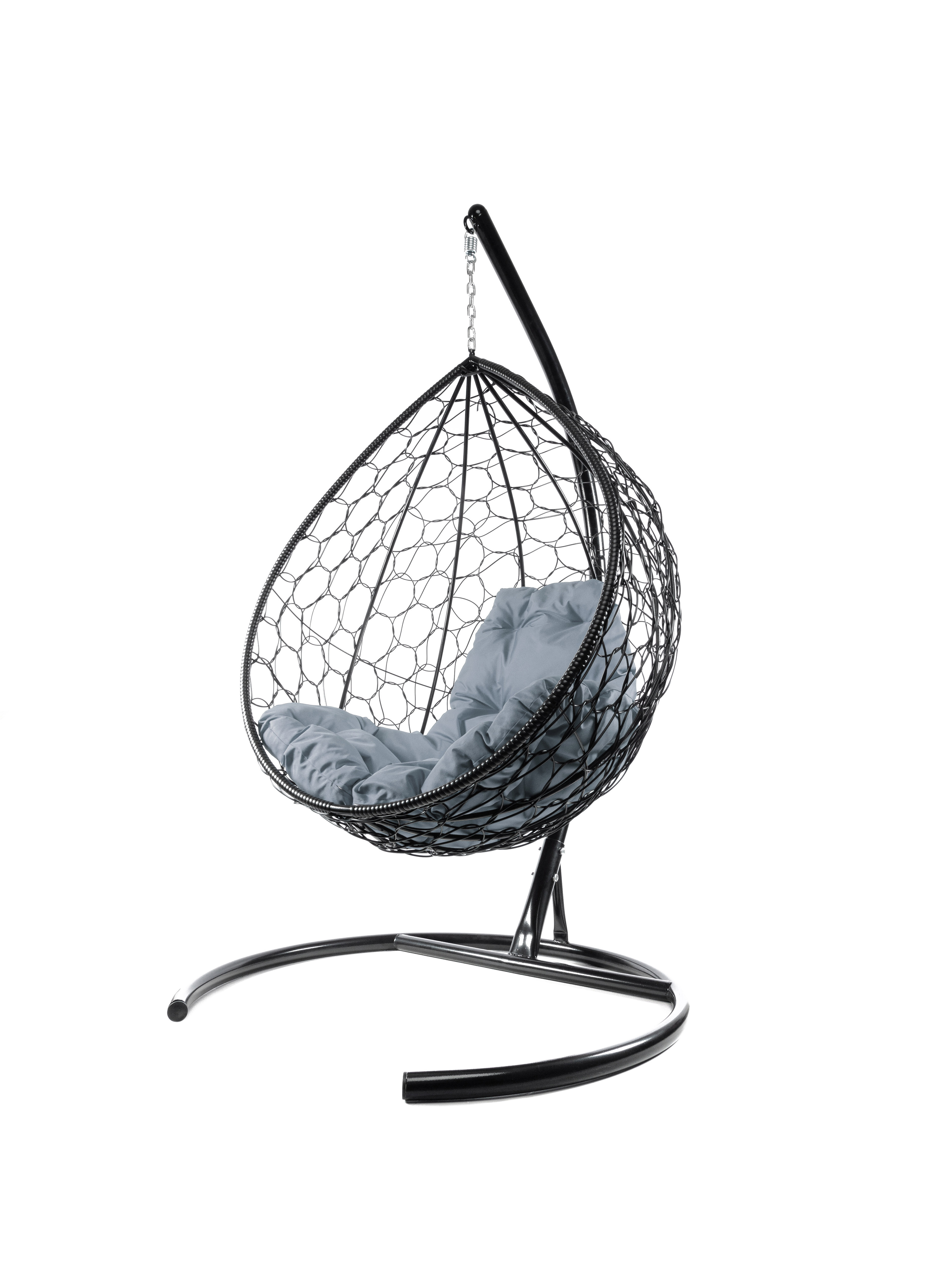 Изображение товара Кресло подвесное M-group Капля 1-местное до 120 кг искусственный ротанг черное