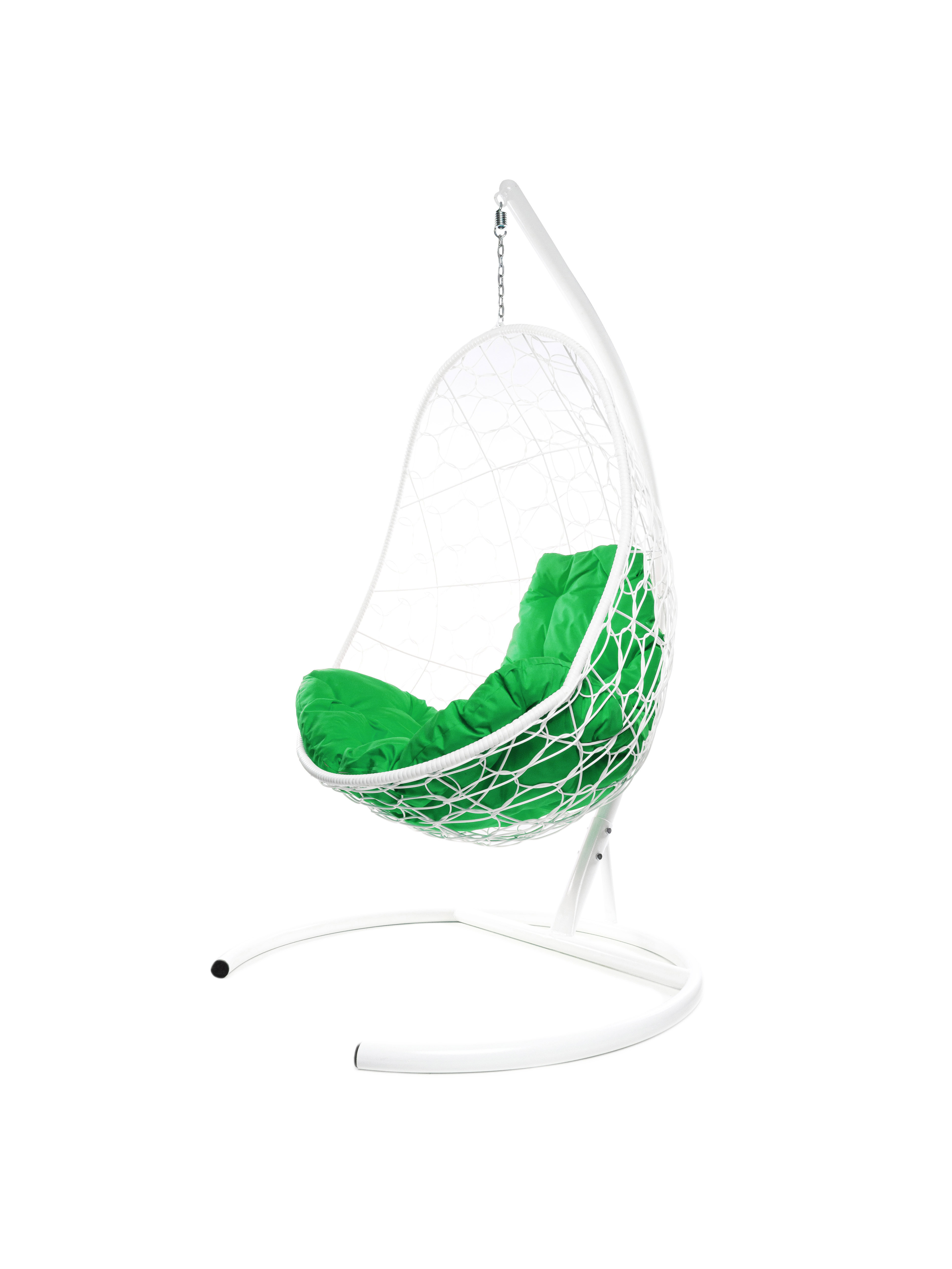 Изображение товара Кресло подвесное M-group 11140104 Овал белое для дома дачи офиса 120 кг