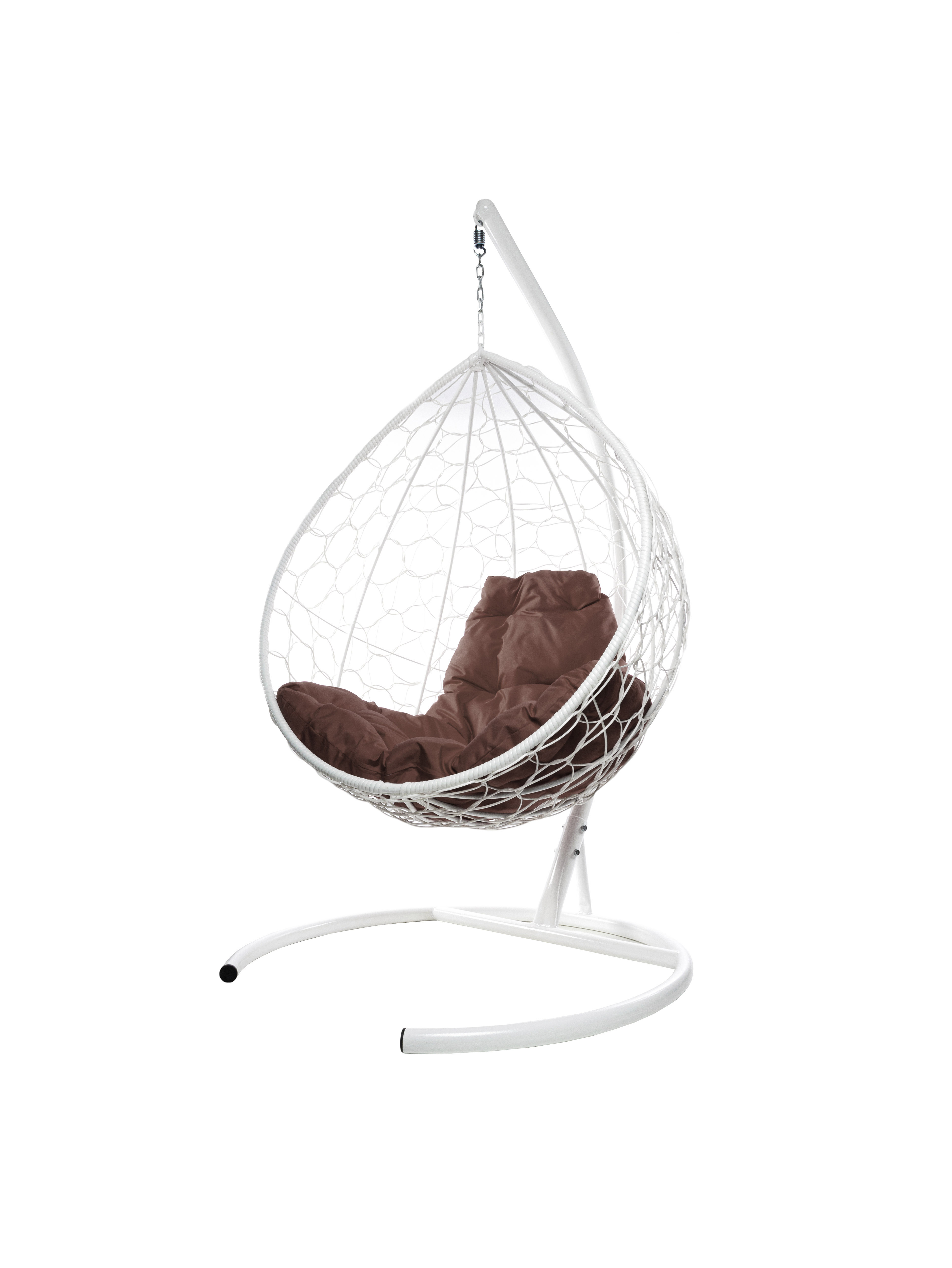 Изображение товара Кресло подвесное Капля M-group 1-местное до 120 кг белое для дома и уличного отдыха