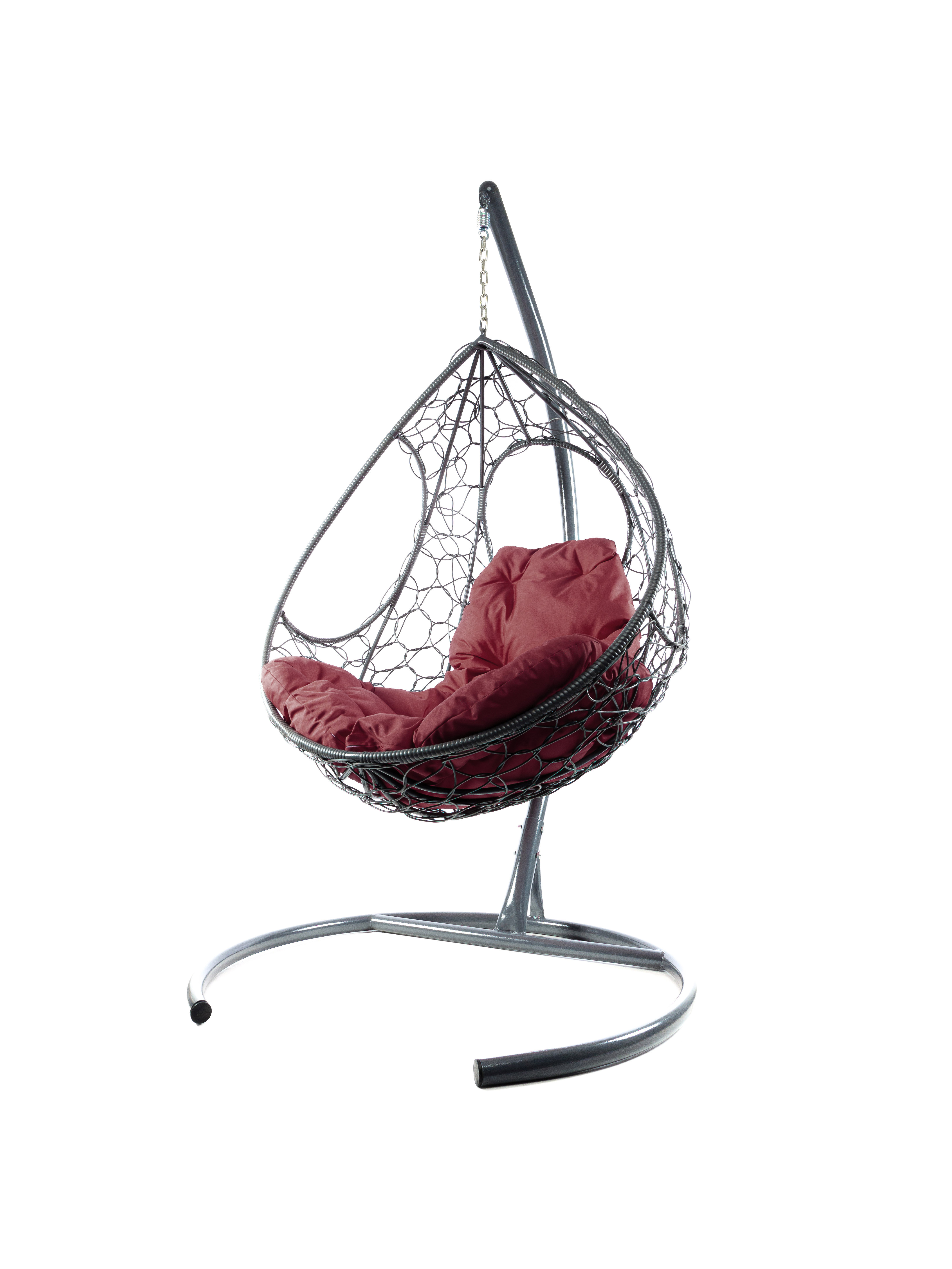 Изображение товара Кресло подвесное M-group 11150302 Долька серый/серебристый