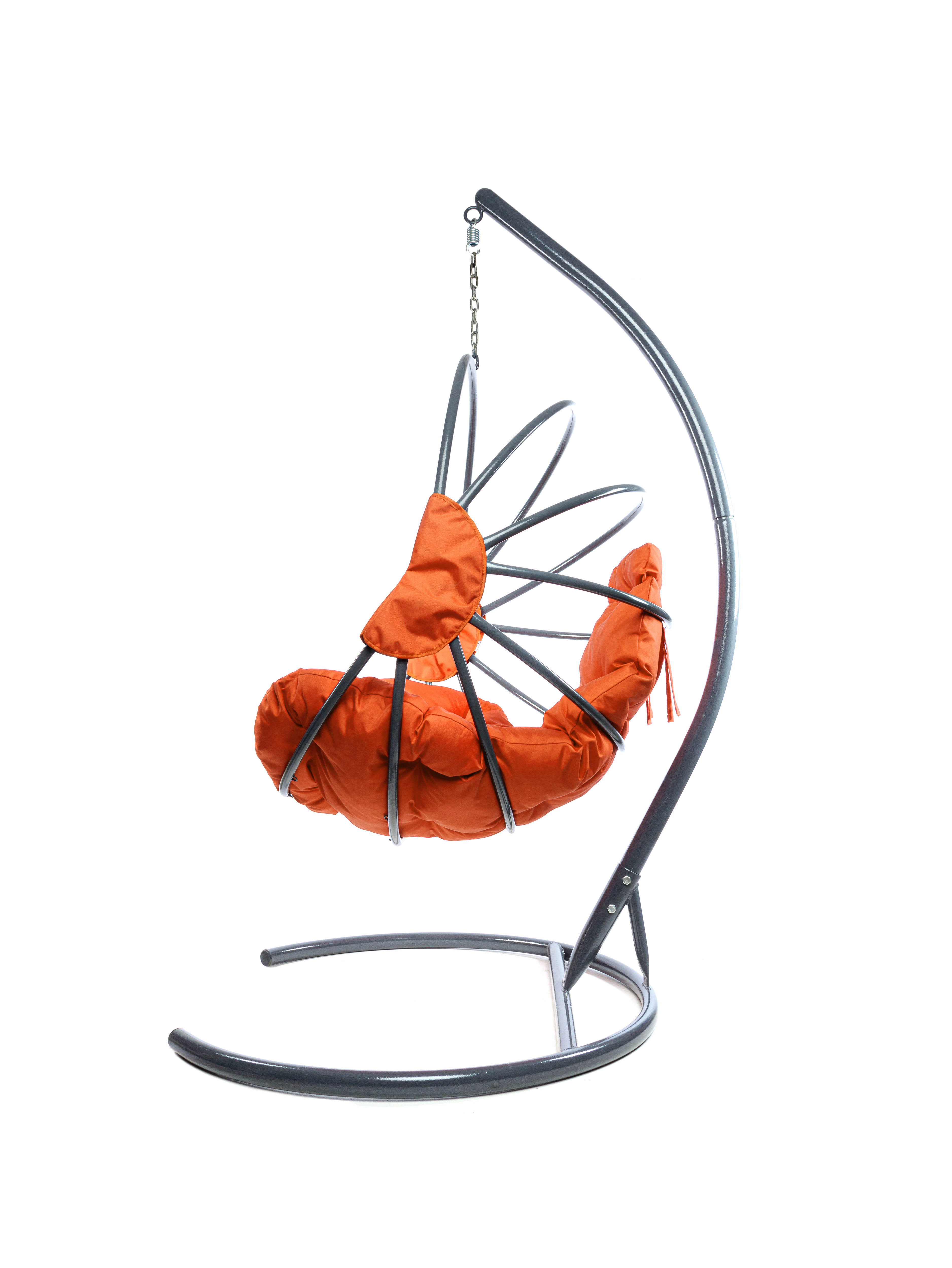 Изображение товара Кресло подвесное Веер M-GROUP стальное ротанг 120 кг серое