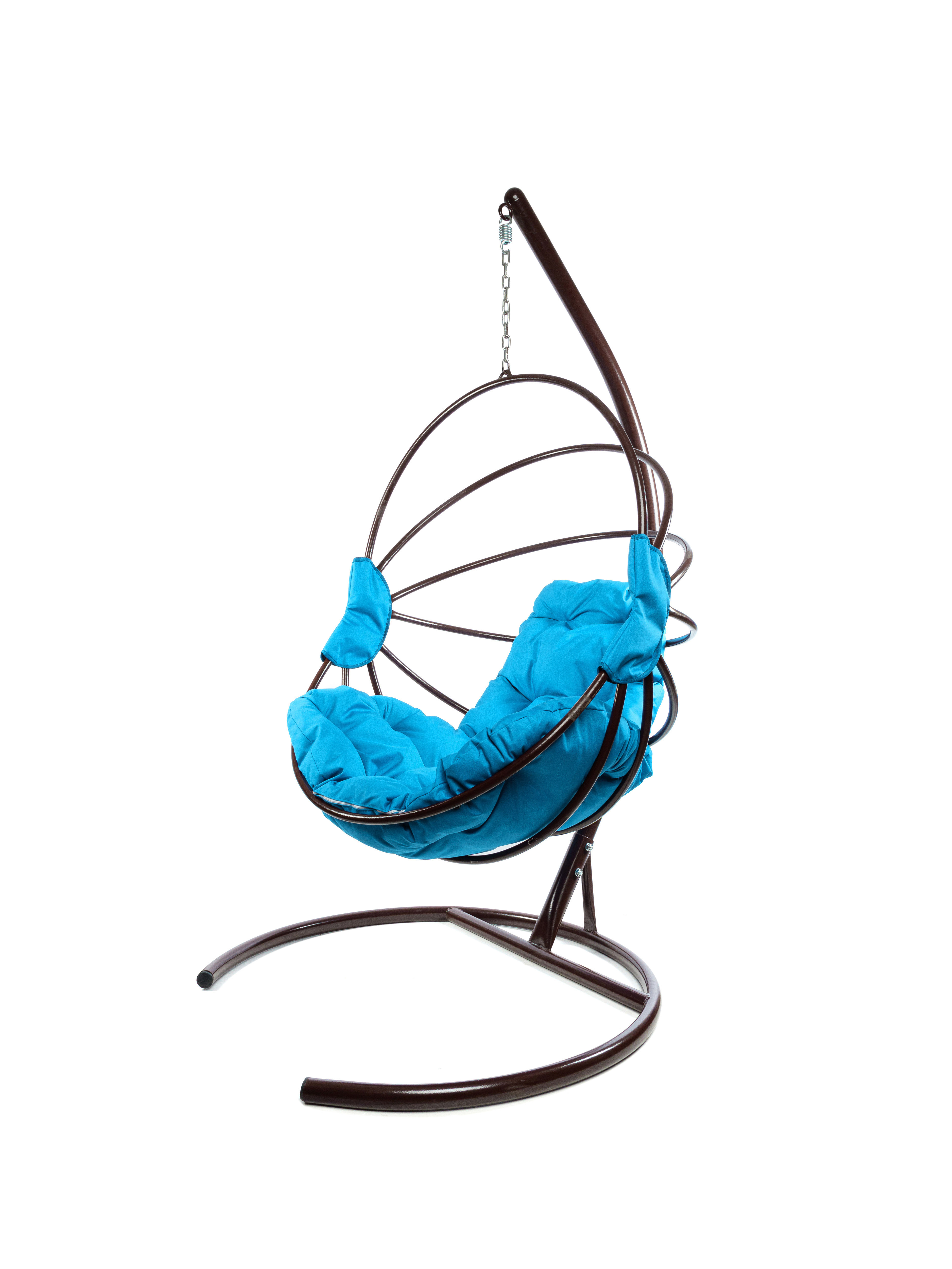 Изображение товара Кресло подвесное Веер от M-GROUP 1-местное стальной каркас коричневое