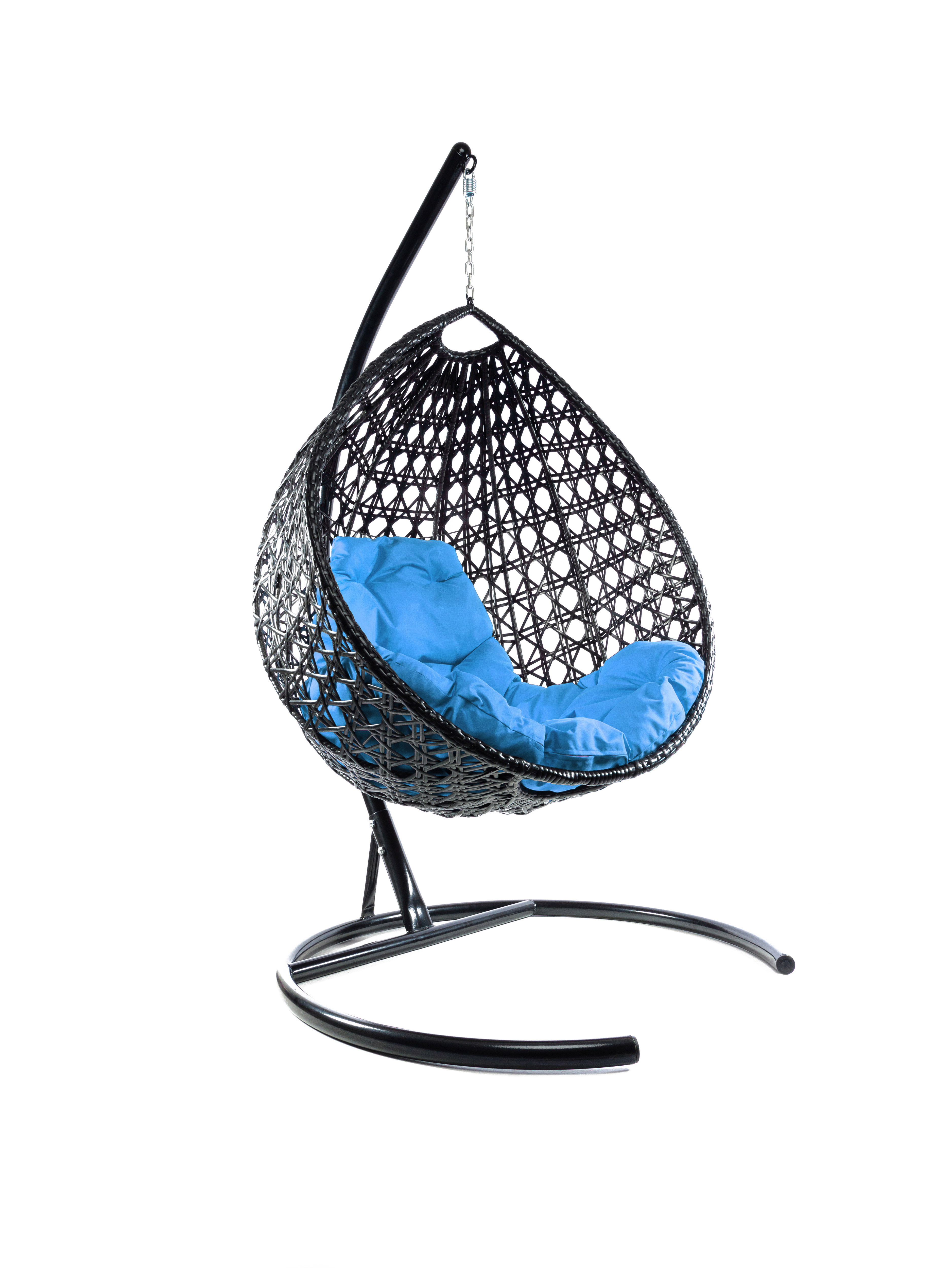 Изображение товара Кресло подвесное с ротангом Капля Люкс 120 кг легкое и прочное уютное