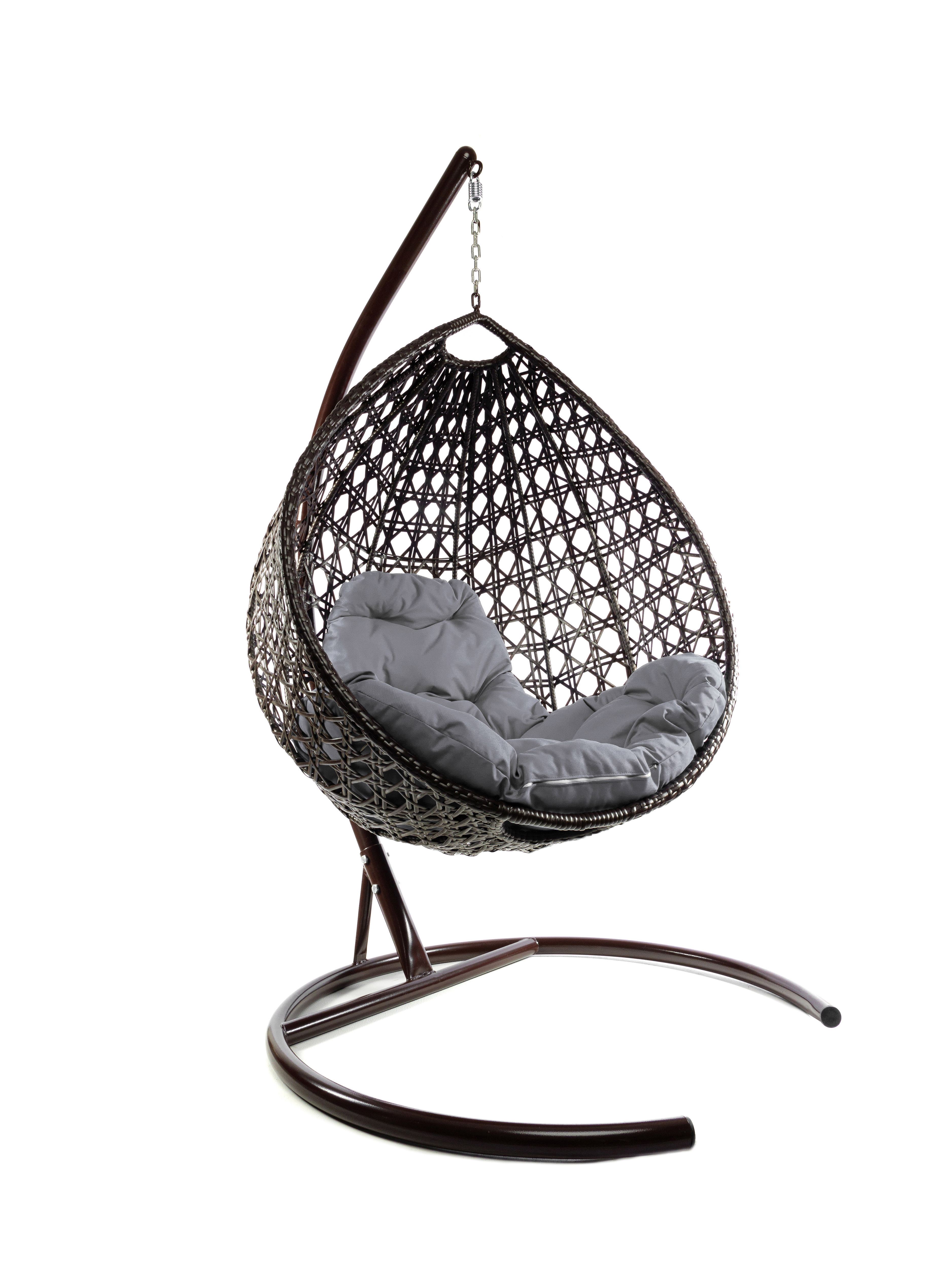 Изображение товара Кресло подвесное M-group 11030209 Капля люкс коричневое