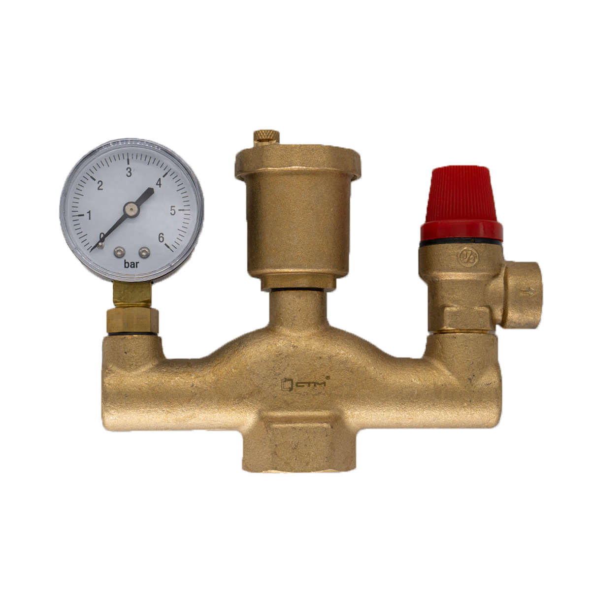 Изображение товара Группа безопасности СТМ для котлов 1" - защита и контроль безопасности