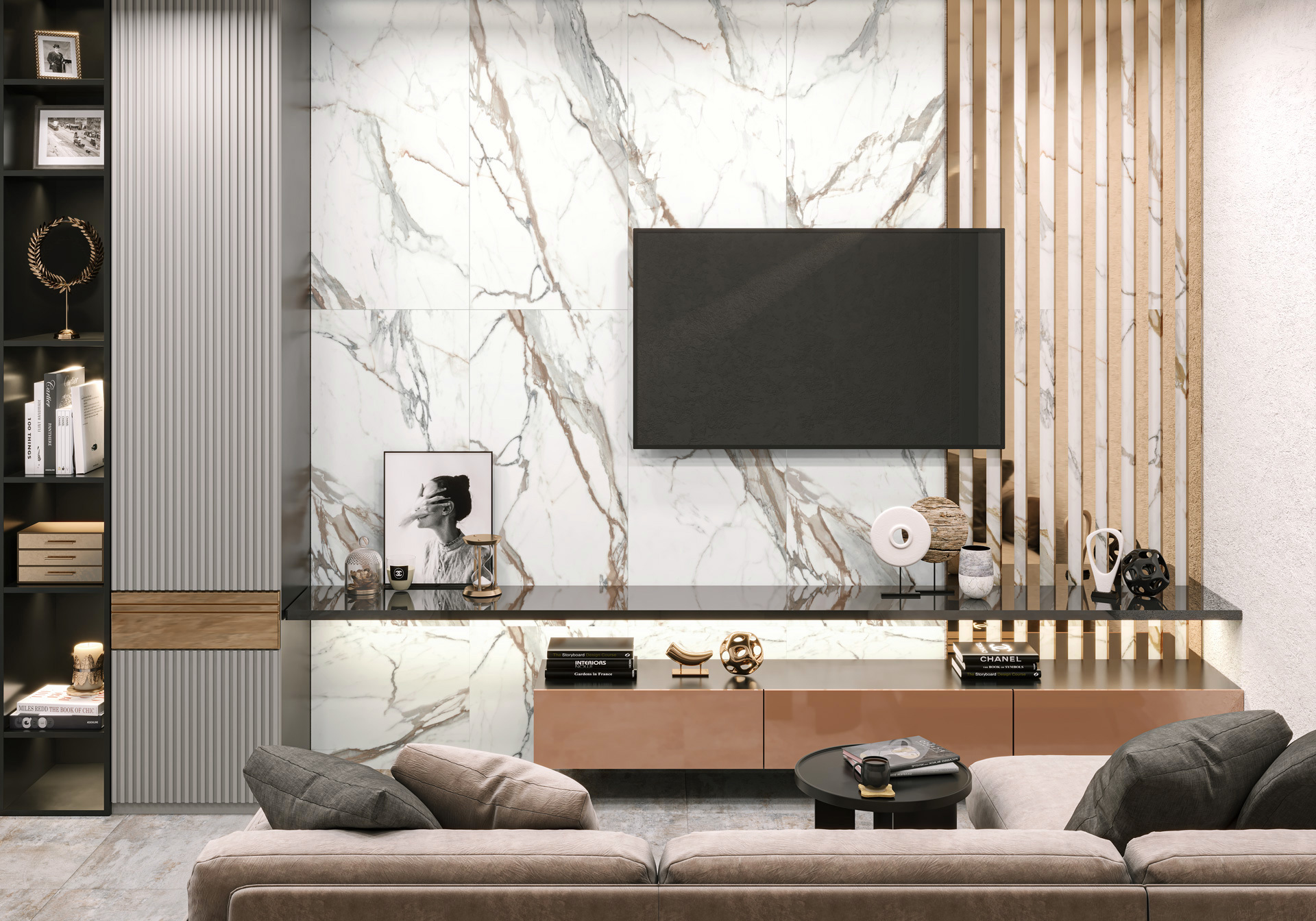 Изображение товара Керамогранит Delacora Calacatta Premium 60x120 см матовый для пола и стен