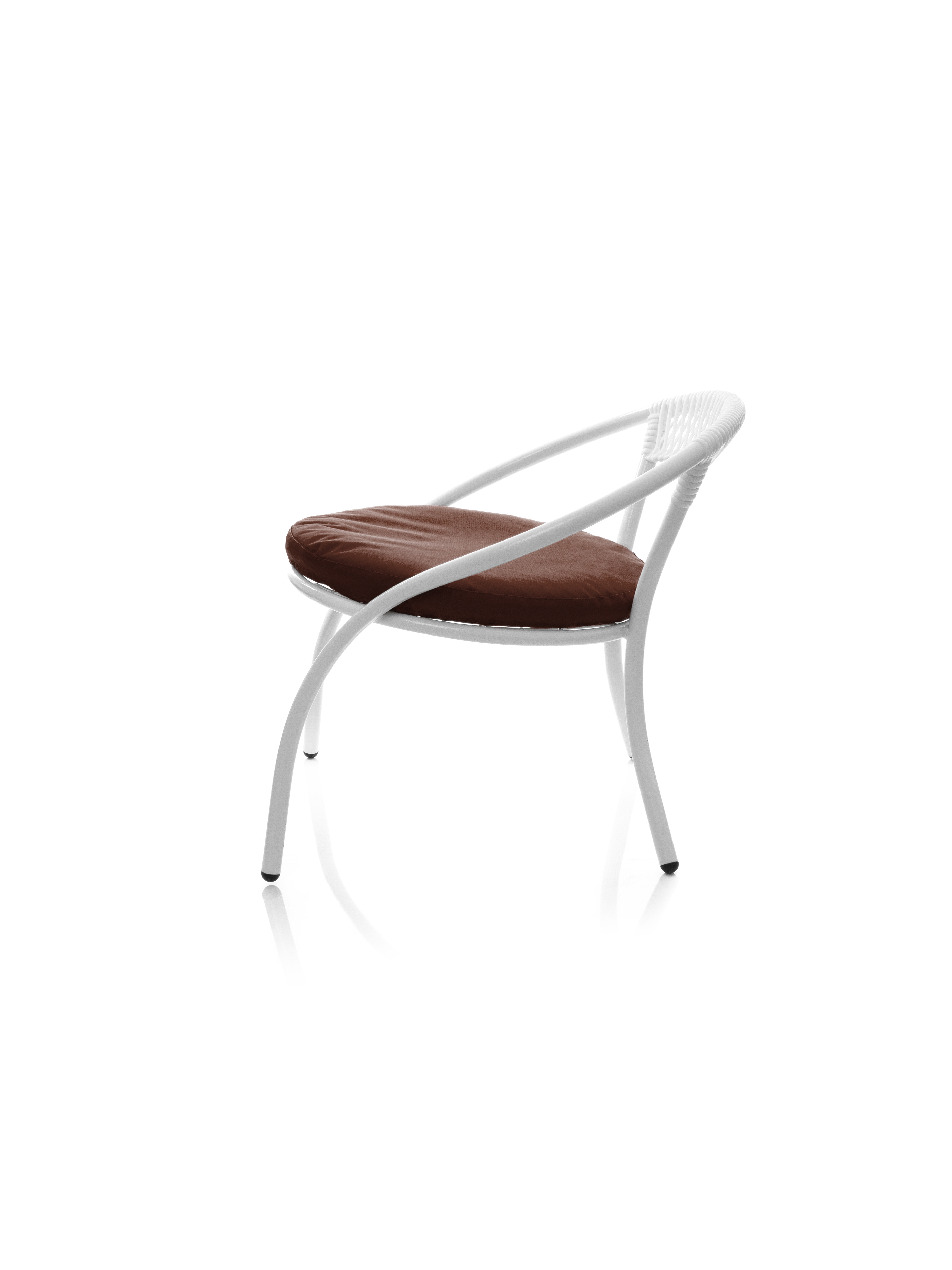 Изображение товара Кресло садовое М-Group Стамбул из искусственного ротанга белое