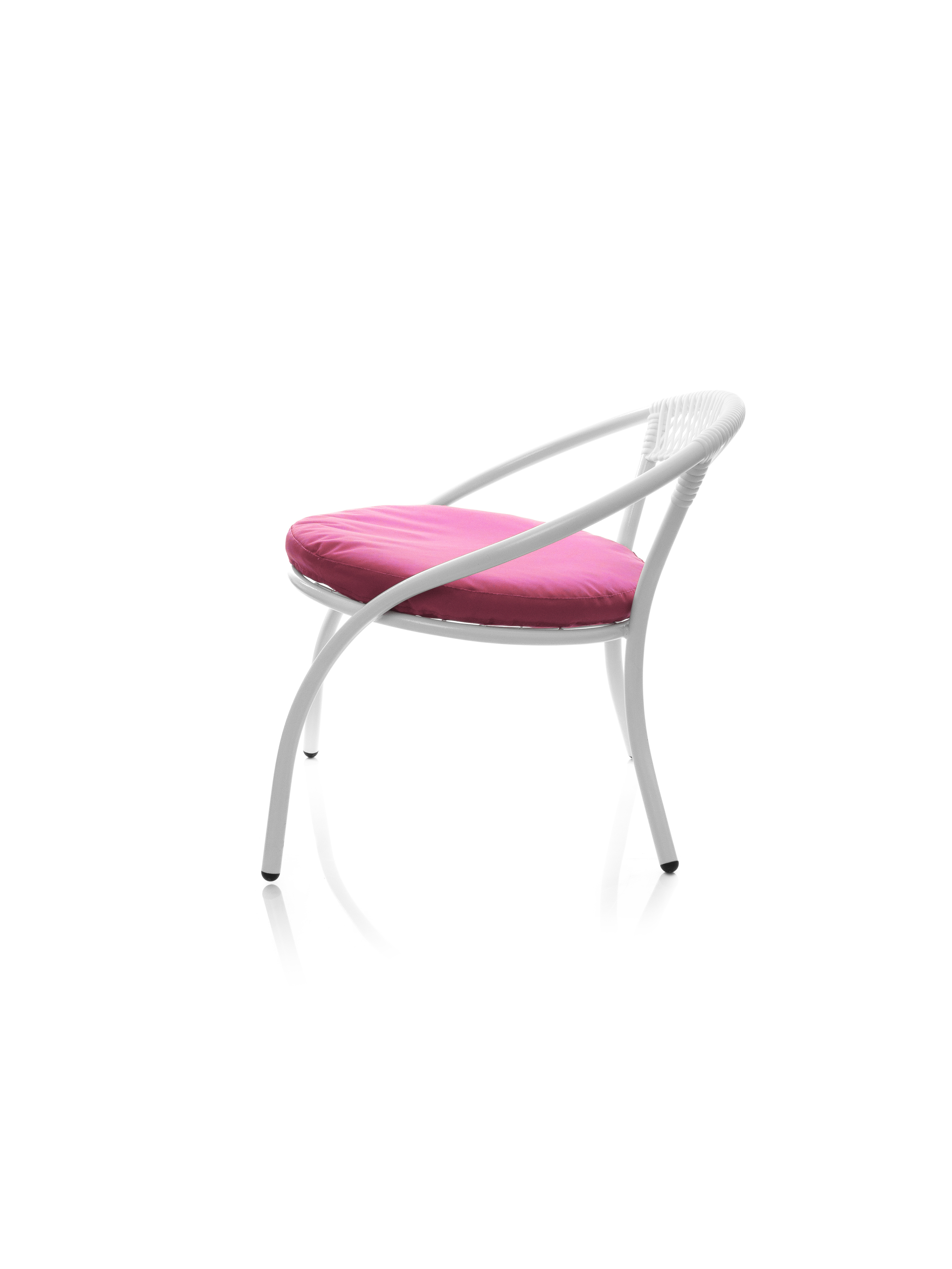 Изображение товара Кресло садовое М-Group Стамбул из искусственного ротанга 55х54х60 см белое