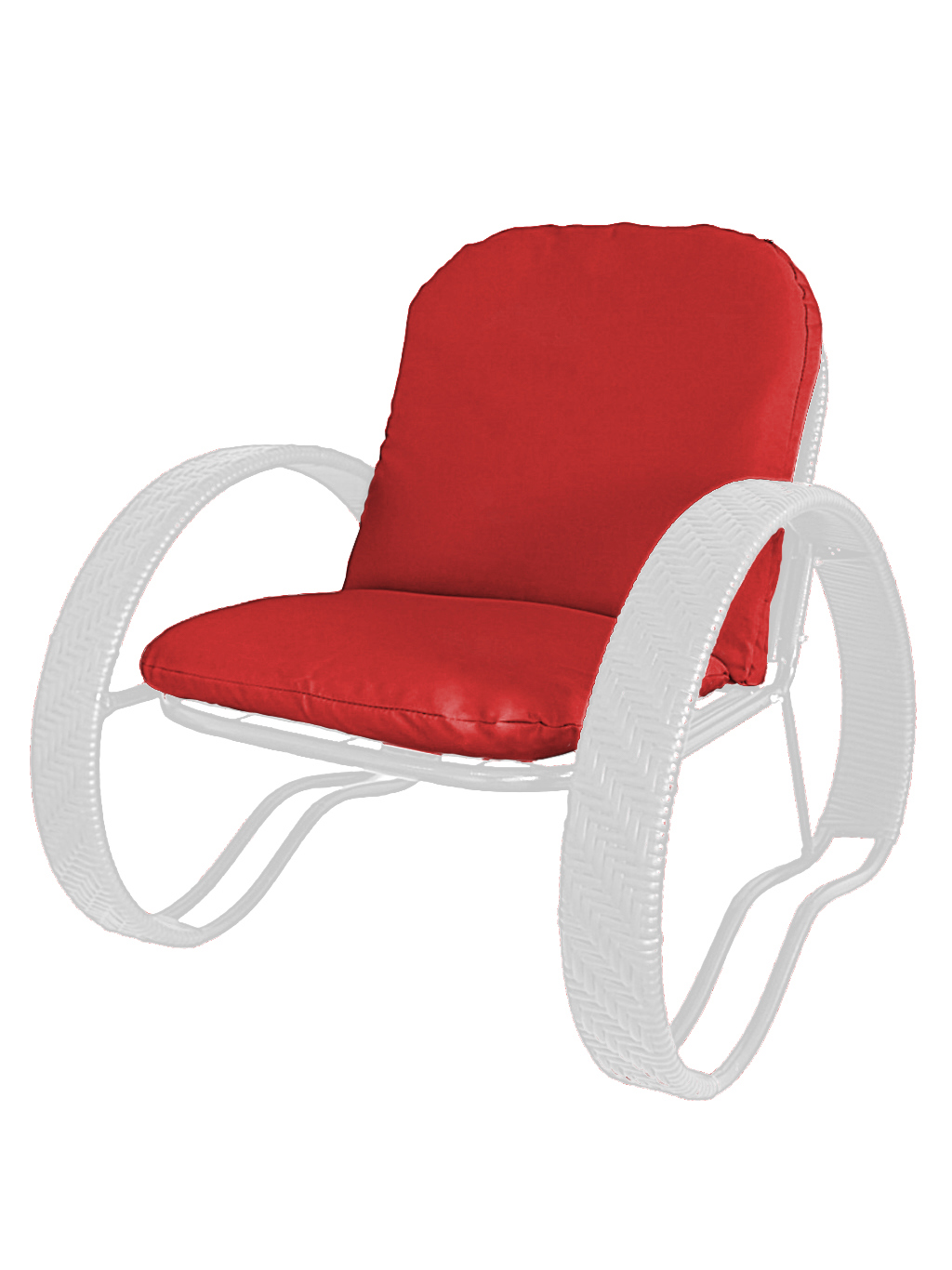 Изображение товара Кресло садовое M-group Фасоль из искусственного ротанга