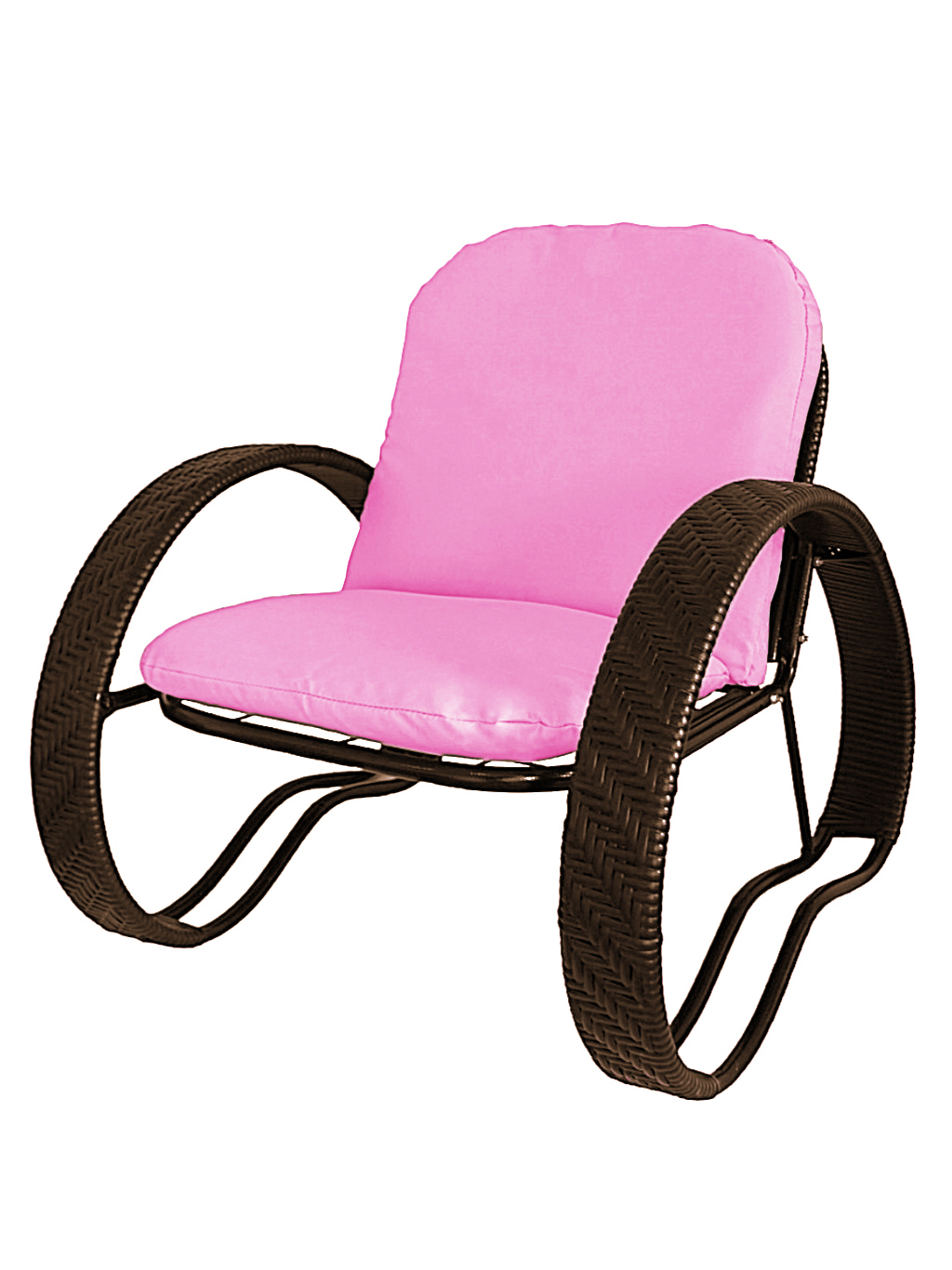 Изображение товара Кресло садовое М-group Фасоль из искусственного ротанга Размеры 71x75x62.5 см