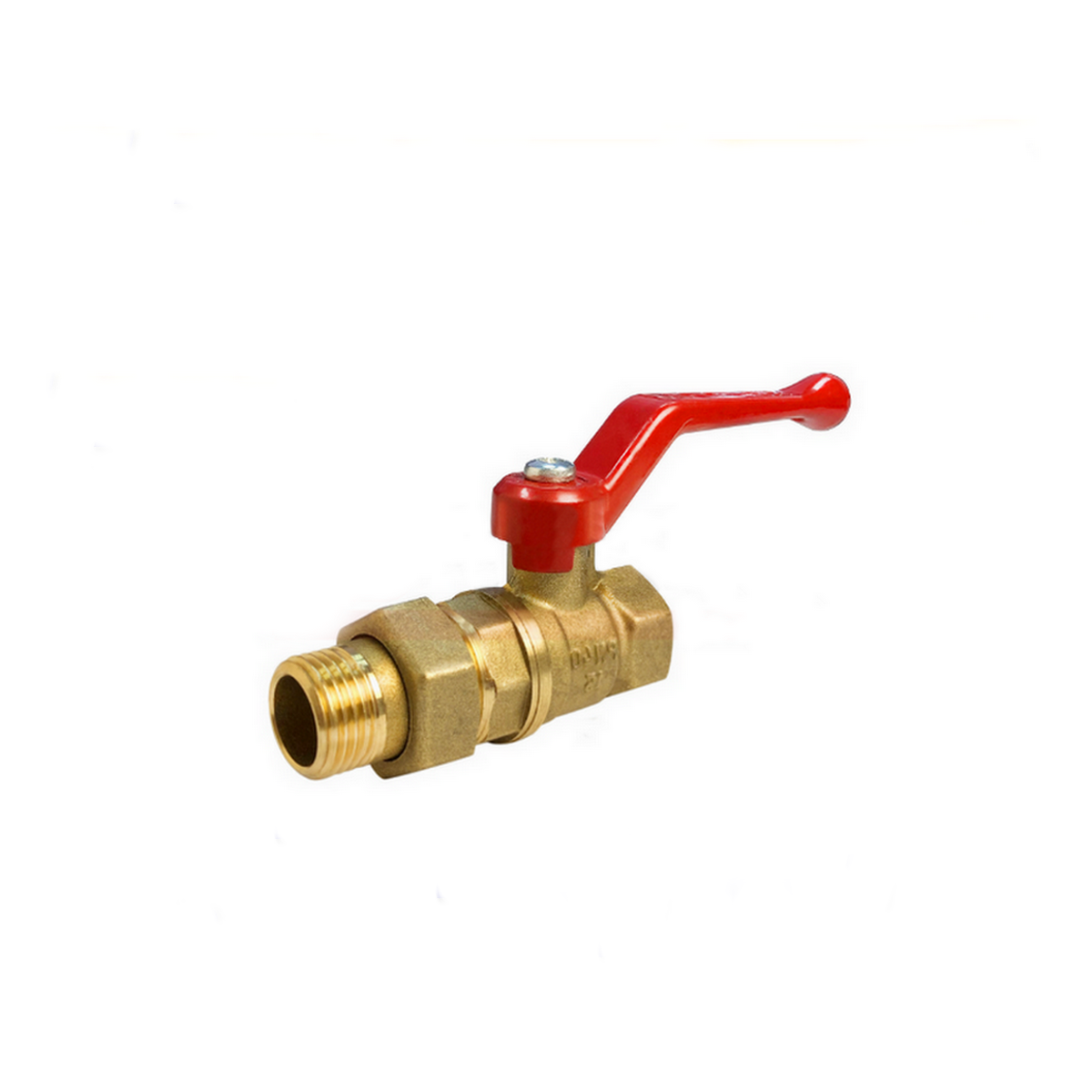 Изображение товара Кран шаровой Valfex 1/2" внутренняя-наружная резьба с американкой рычаг