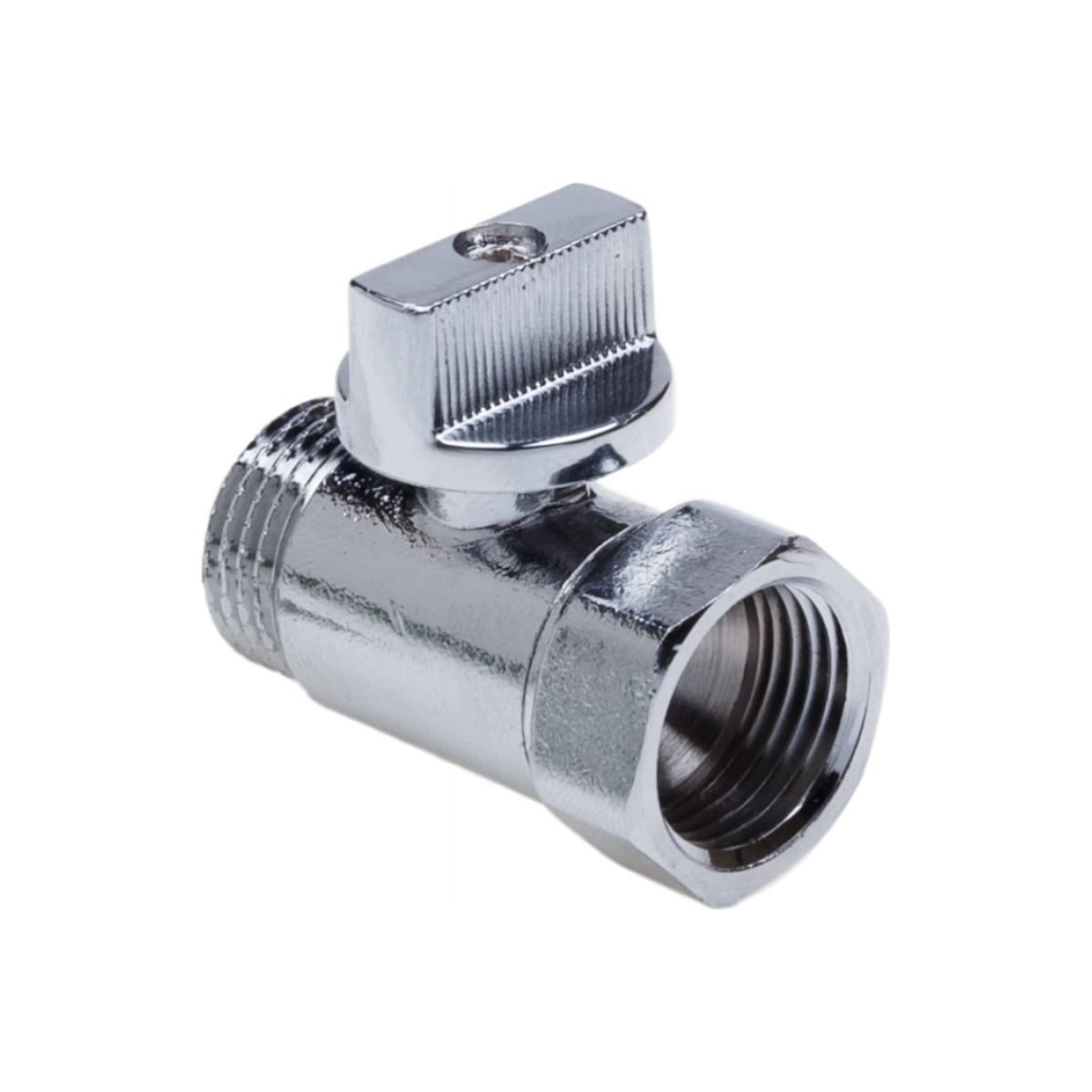 Изображение товара Кран шаровой AQUALINK мини PN 10 1/2" латунь ручка хром