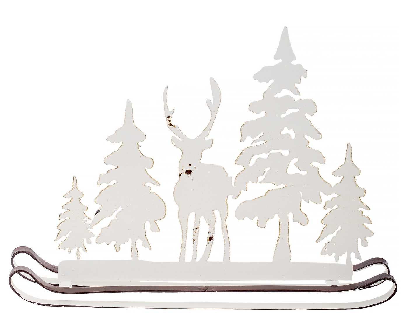 Изображение товара Декор настольный Гласар Зимний лес 24x33 см