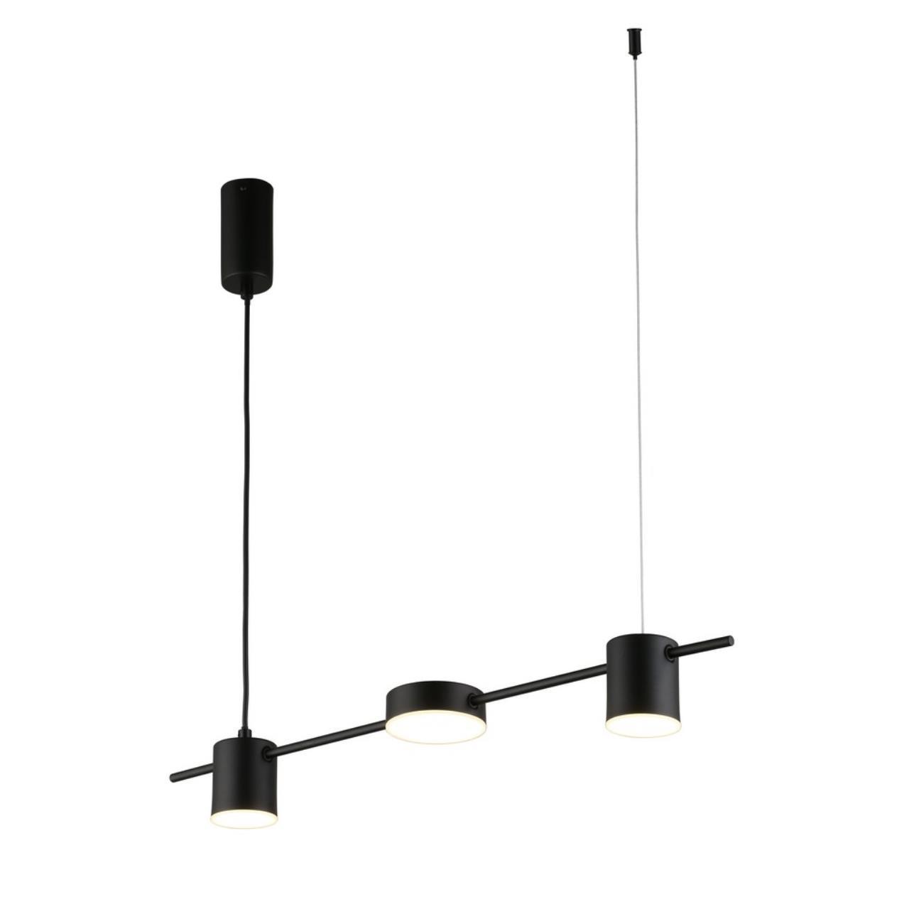 Изображение товара Люстра подвесная светодиодная Aployt Apl.181.30.710 2 м² нейтральный белый свет цвет черный