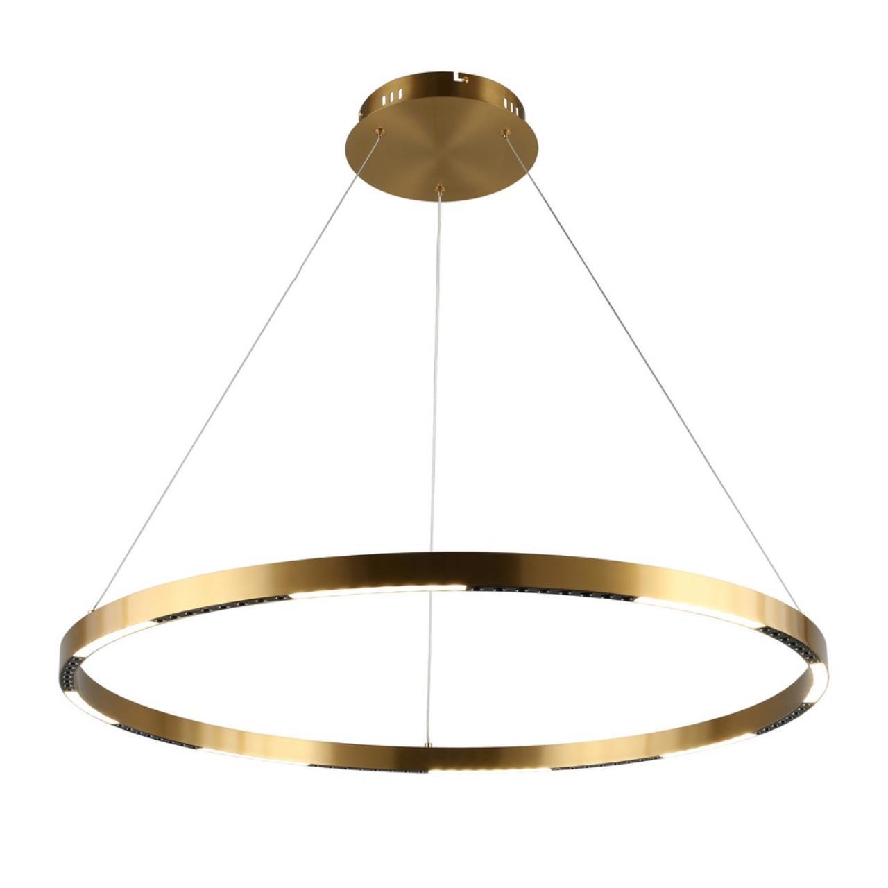 Изображение товара Подвесная светодиодная люстра Aployt 2 м² нейтральный белый свет жёлтый золото стильная современная