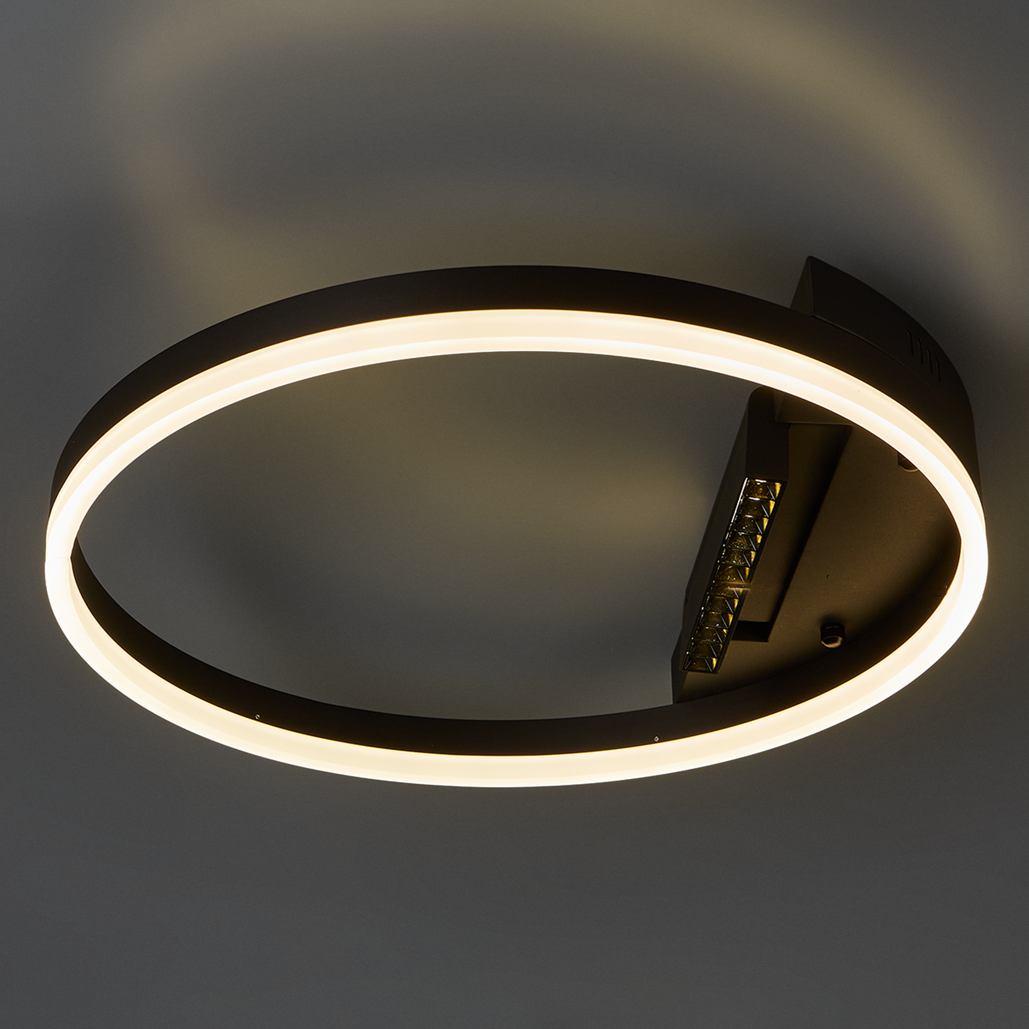 Изображение товара Люстра потолочная светодиодная FR6084CL-L68B черная современная для натяжных потолков