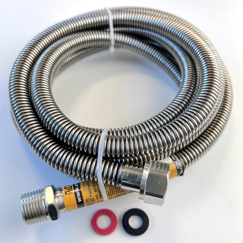 Изображение товара Подводка сильфонная для газа Elka 3/4" 0.5 м