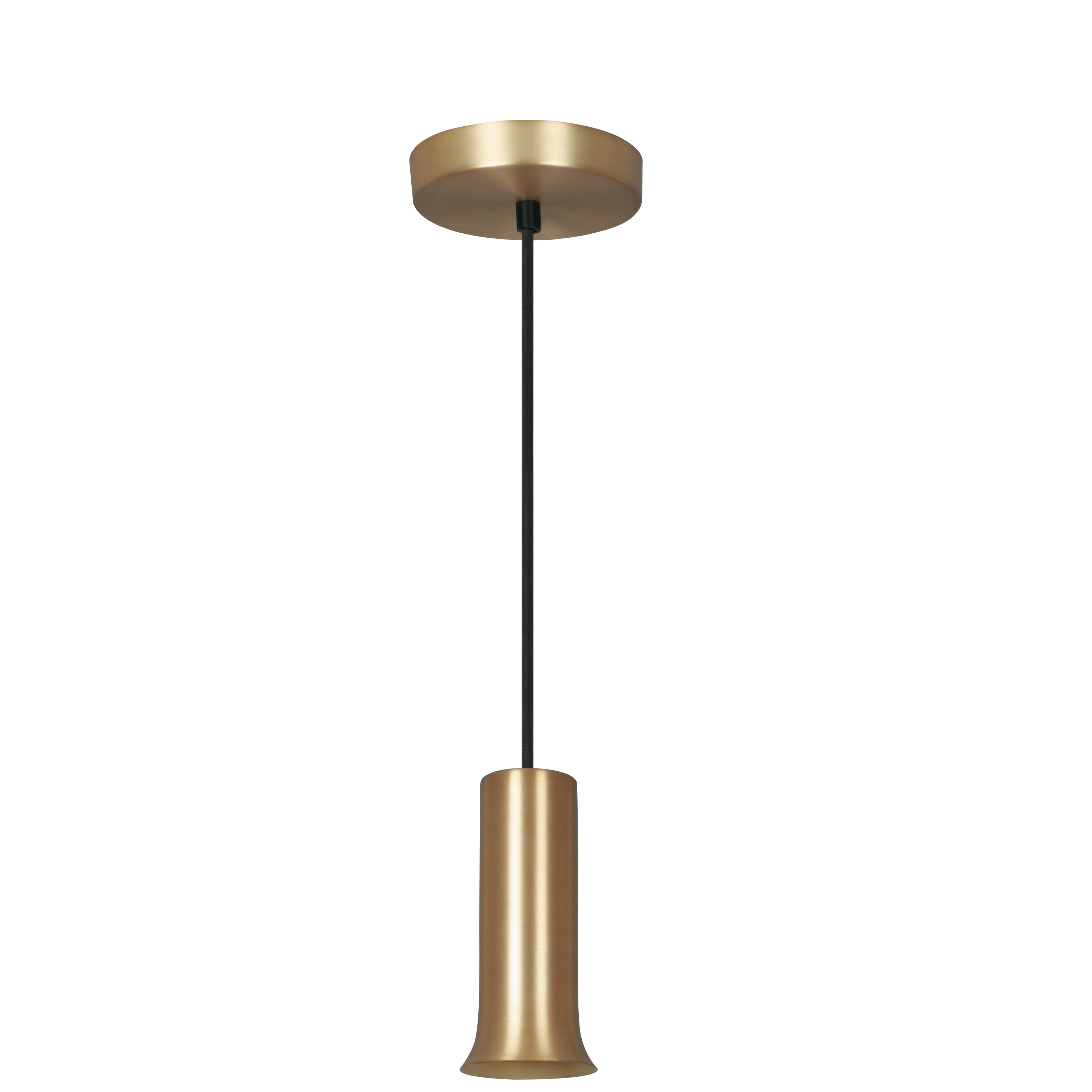 Светильник подвесной Inspire Hoki 1 лампа 3 м² цвет латунь