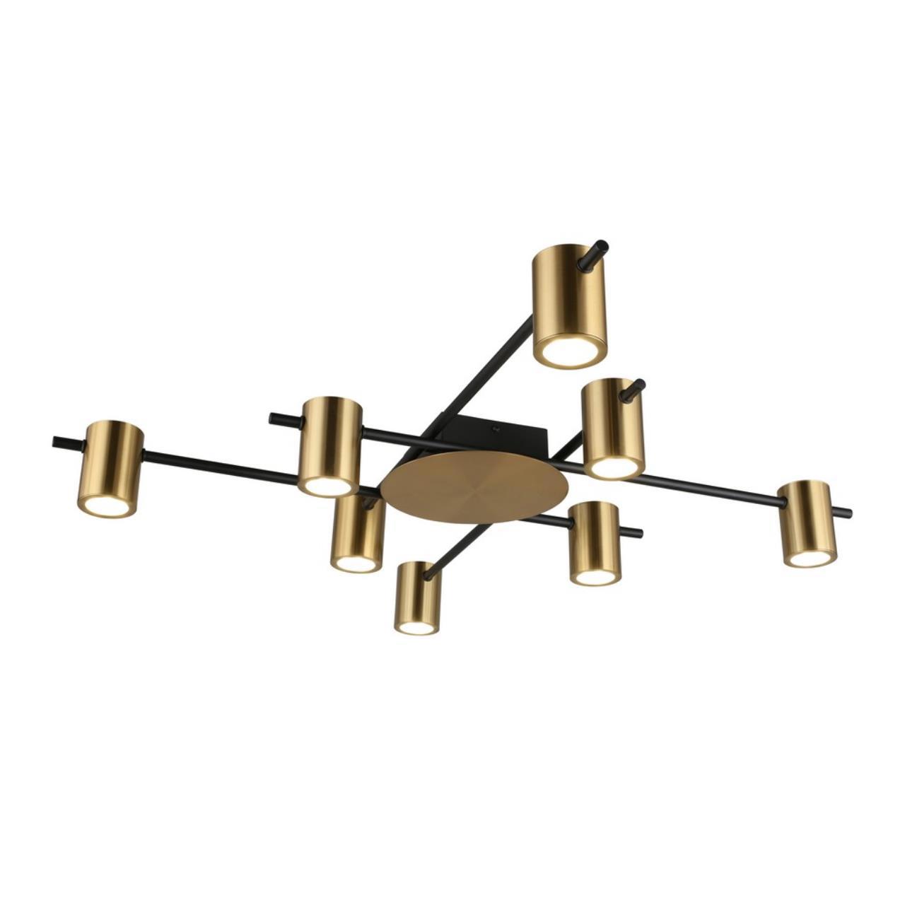 Изображение товара Люстра потолочная Aployt 8 ламп с бронзовыми плафонами 16 м² IP20