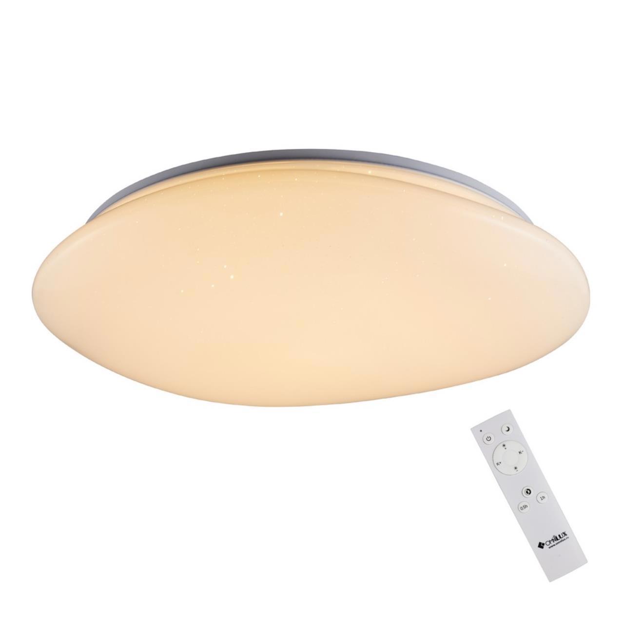 Изображение товара Люстра потолочная светодиодная с пультом Omnilux Oml-106-70574 2 м² белый