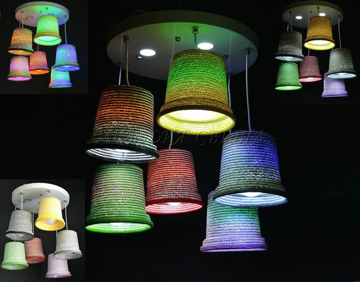 Изображение товара Люстра потолочная светодиодная Мелодия света 8003a-b-6 стиль кантри 24 м²